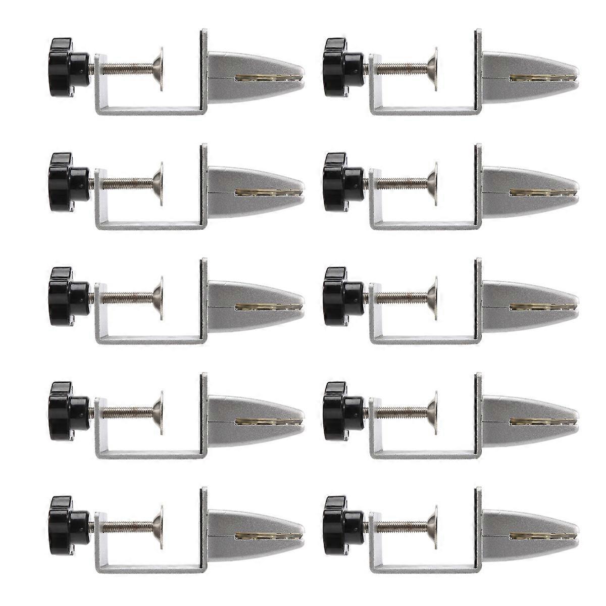 1/8インチから1インチのアクリルパネル用くしゃみガードブラケットクランプ1個