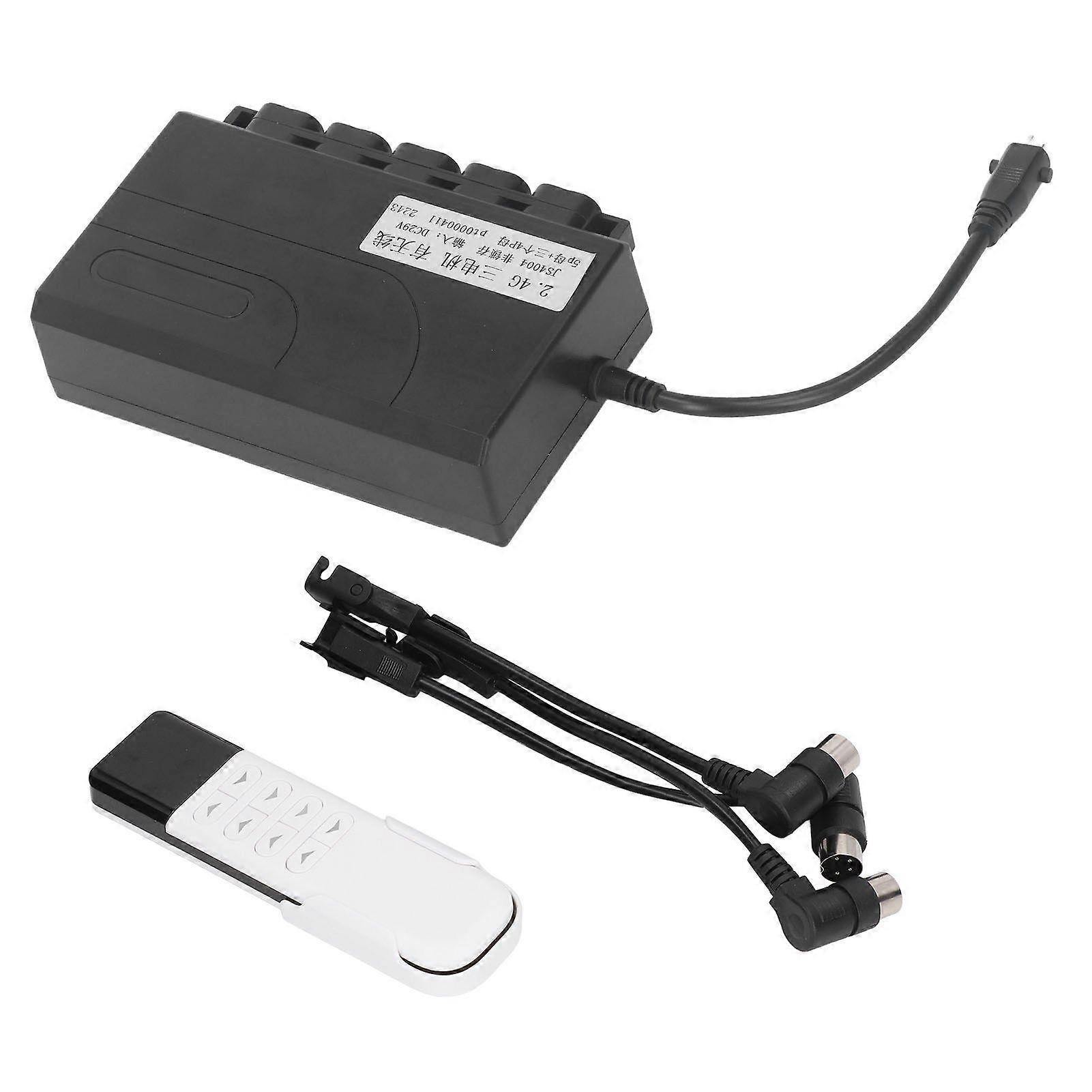 Recliner Wireless Controller Single 1 for 3 Motor 2.4GHz Reclining Furniture Controller for TV Window Bed Lifting DC 29V