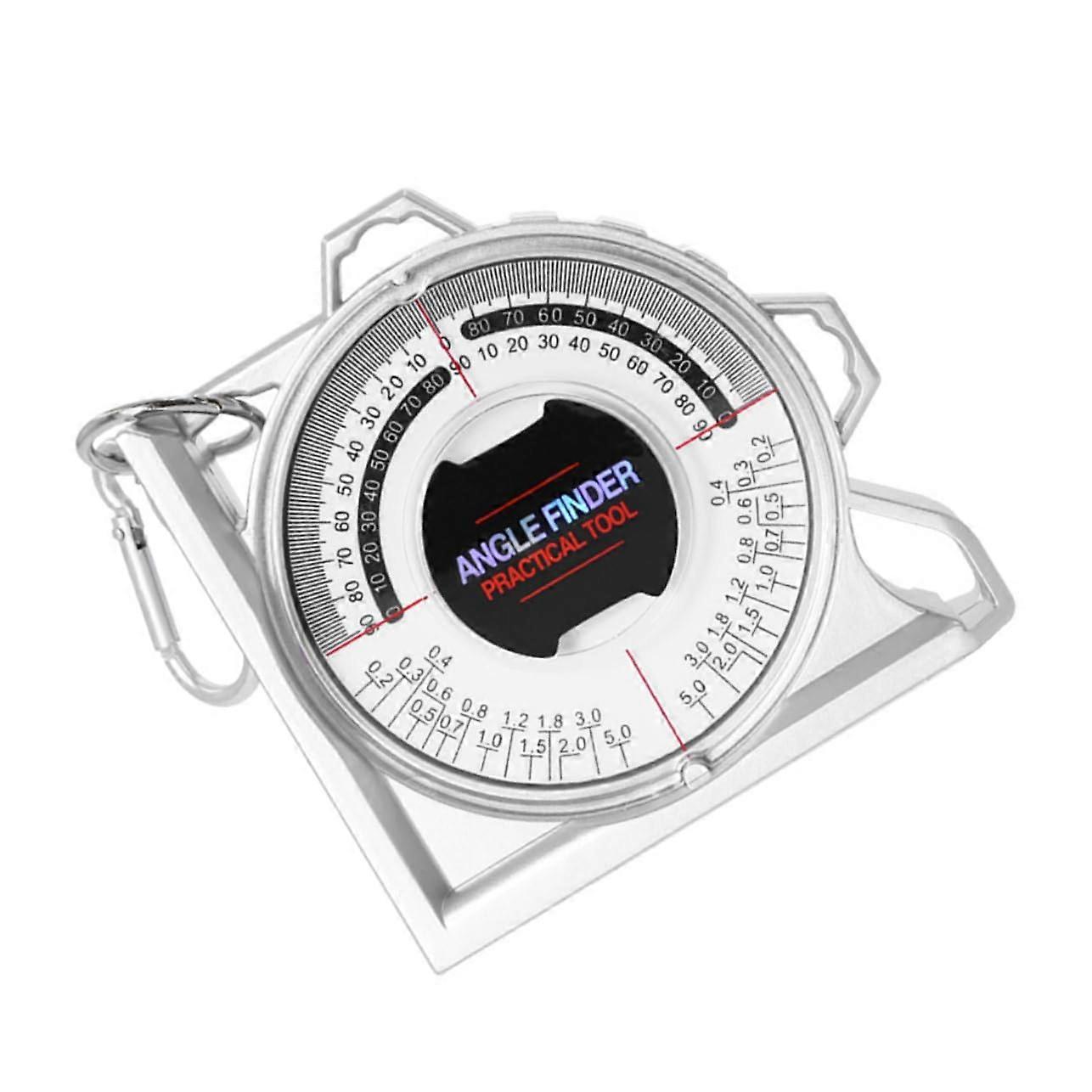 Magnetic Angle Slope Angle MultiFunctional Gauge Model A1, Aluminum, 0180 Degree Range Construction Tool