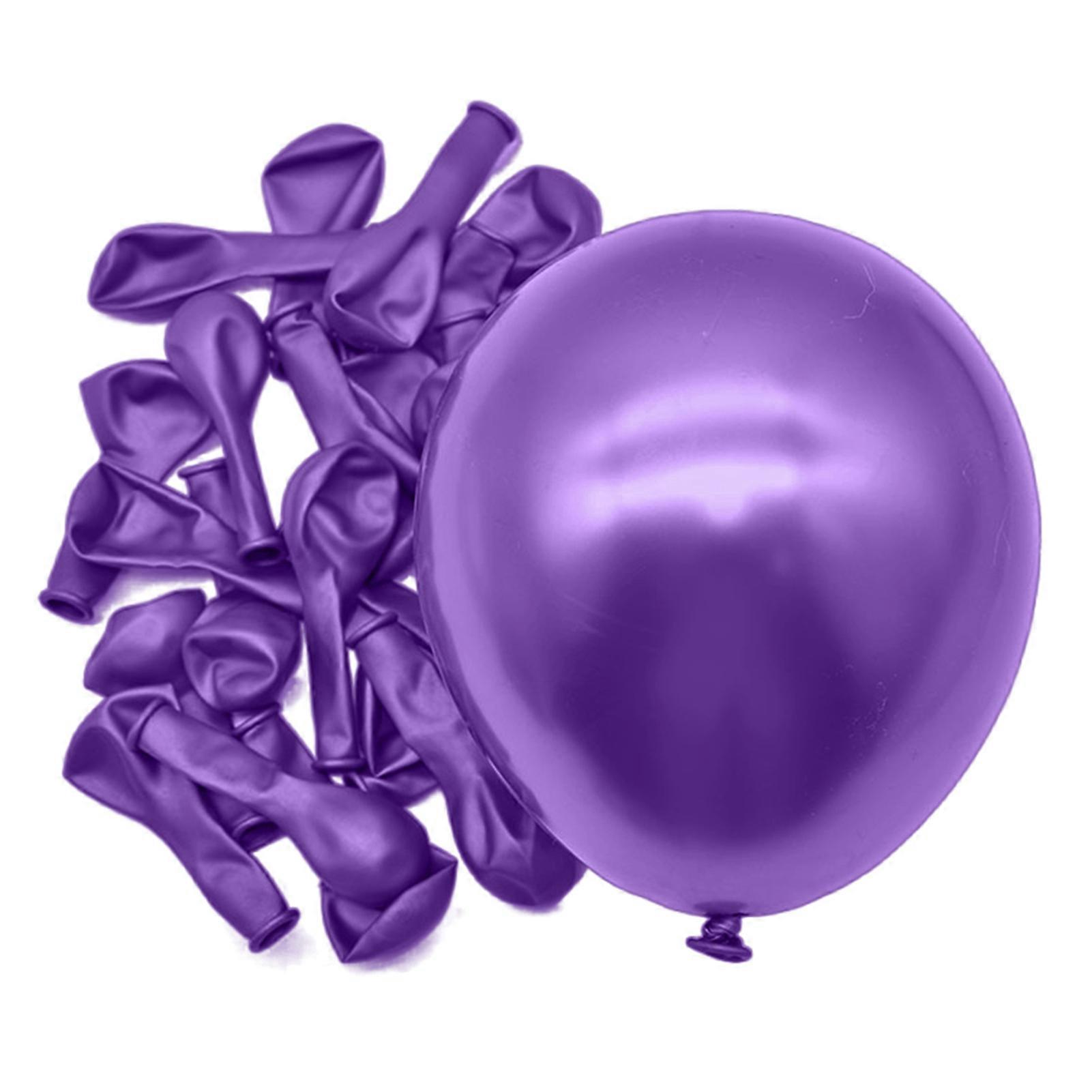 50 יחידות 5 אינץ' בלוני מתכתיים מבריקים בצבעים שונים עבים יותר, עמידים בפני דליפות, נגד פרץ, פריסת סצנה, עמידה בפני קרעים, קישוט מסיבת חתונת בלון לטקס