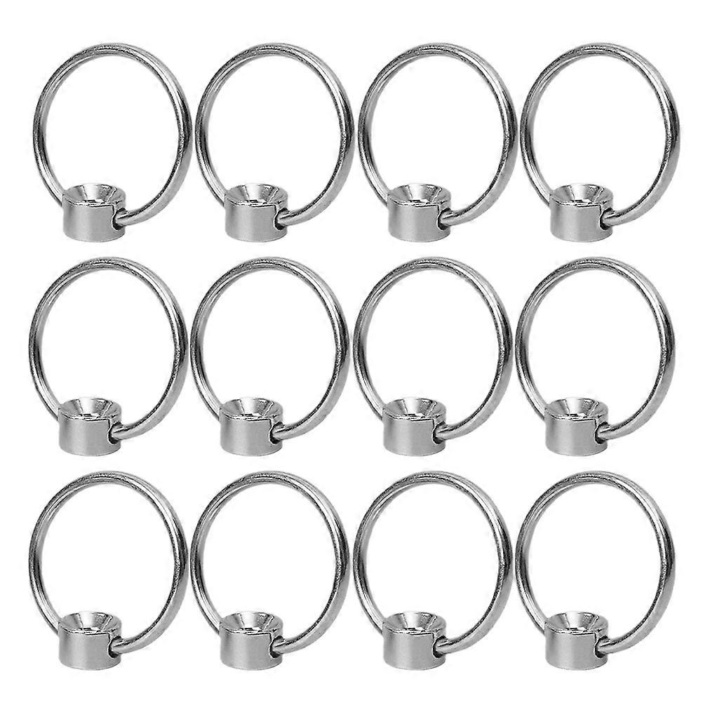 Metal Pull Rings Solid Ring Handle for Drawer and Cabinet 48Pcs Set