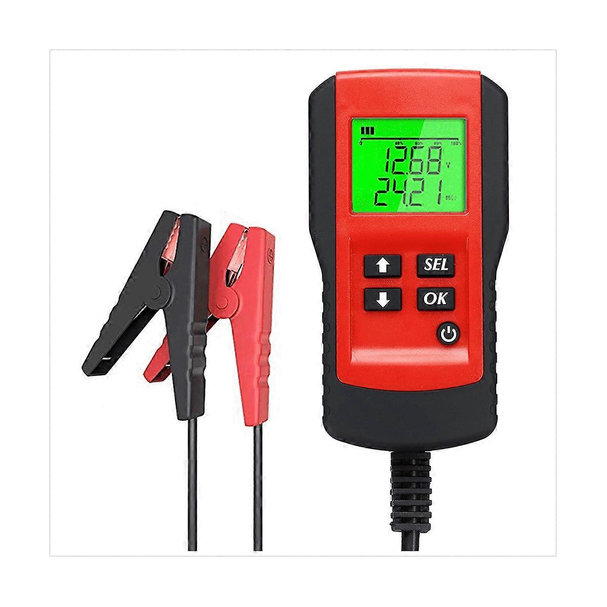 Automobile Battery Tester Internal Resistance Life Battery Current Capacity Test Instrument Ae300 Scanner Tool,Red