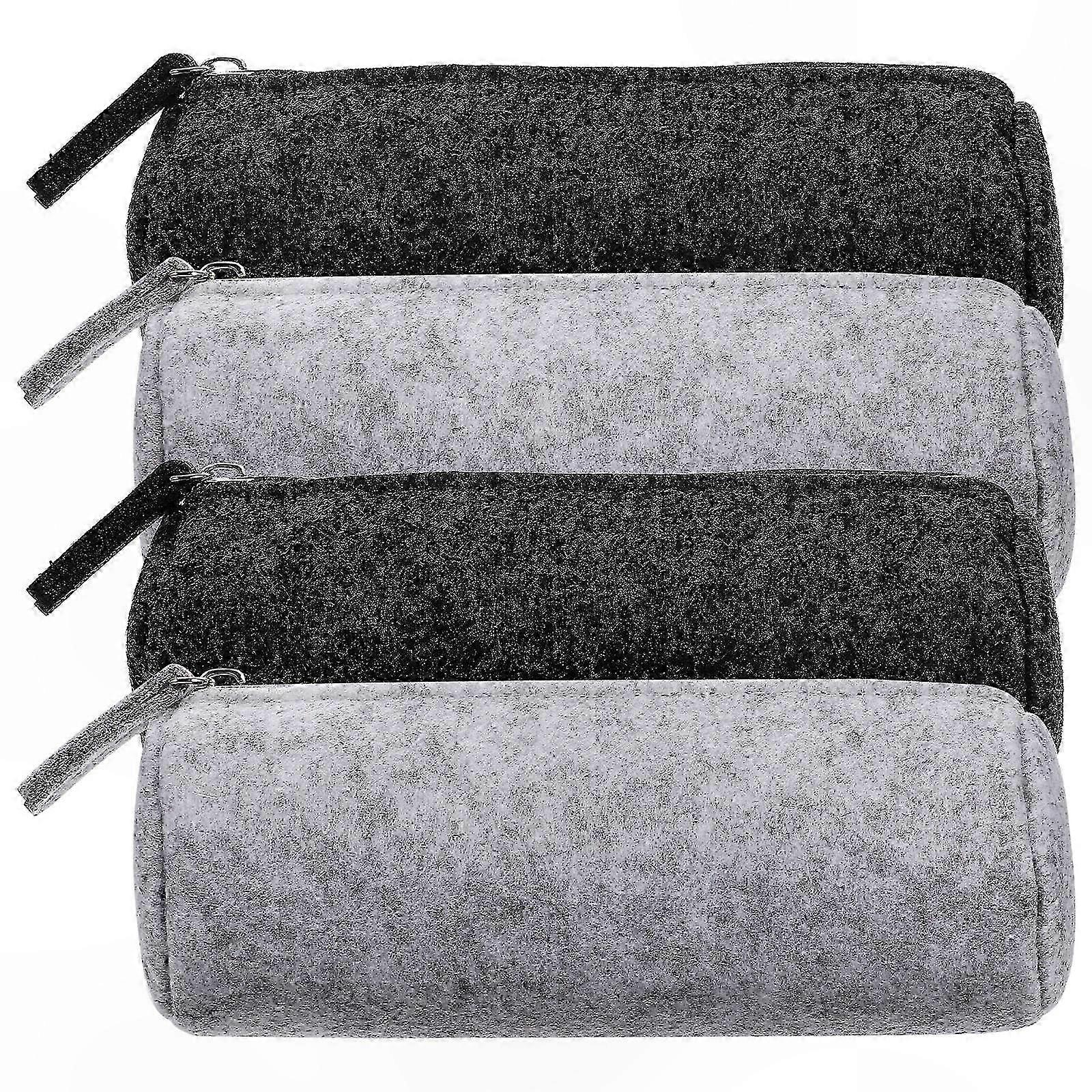 Durable Felt Organizer Bags Set of 4 for School and Office Supplies Storage Solution