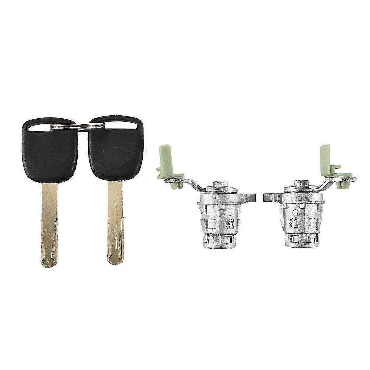 Compatible door lock cylinder with 2 keys, replacement part 7218