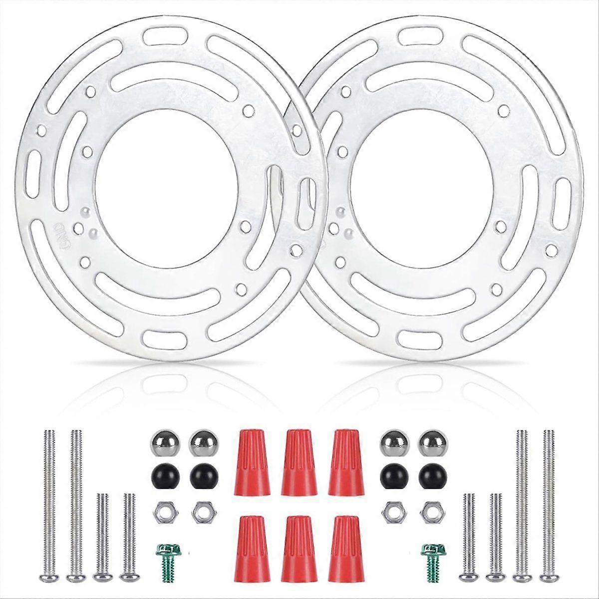 2 Pack Light Fixture Mounting Brackets, Ceiling Light Mounting Plate