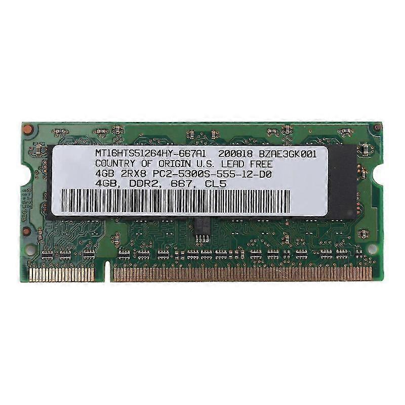 DDR2 4GB Laptop Ram Memory 667Mhz PC2 5300 SODIMM 1.8V 200 Pins for Intel AMD Laptop Memory