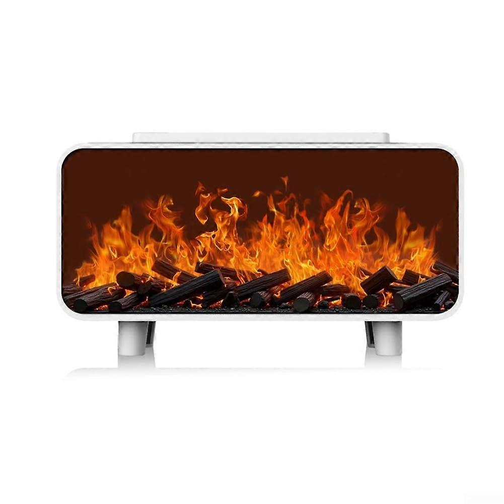 Flame Essential Oil Diffuser Humidifier White 7 LED Colours Ultra Quiet Auto Shut Off 230ml Water Tank