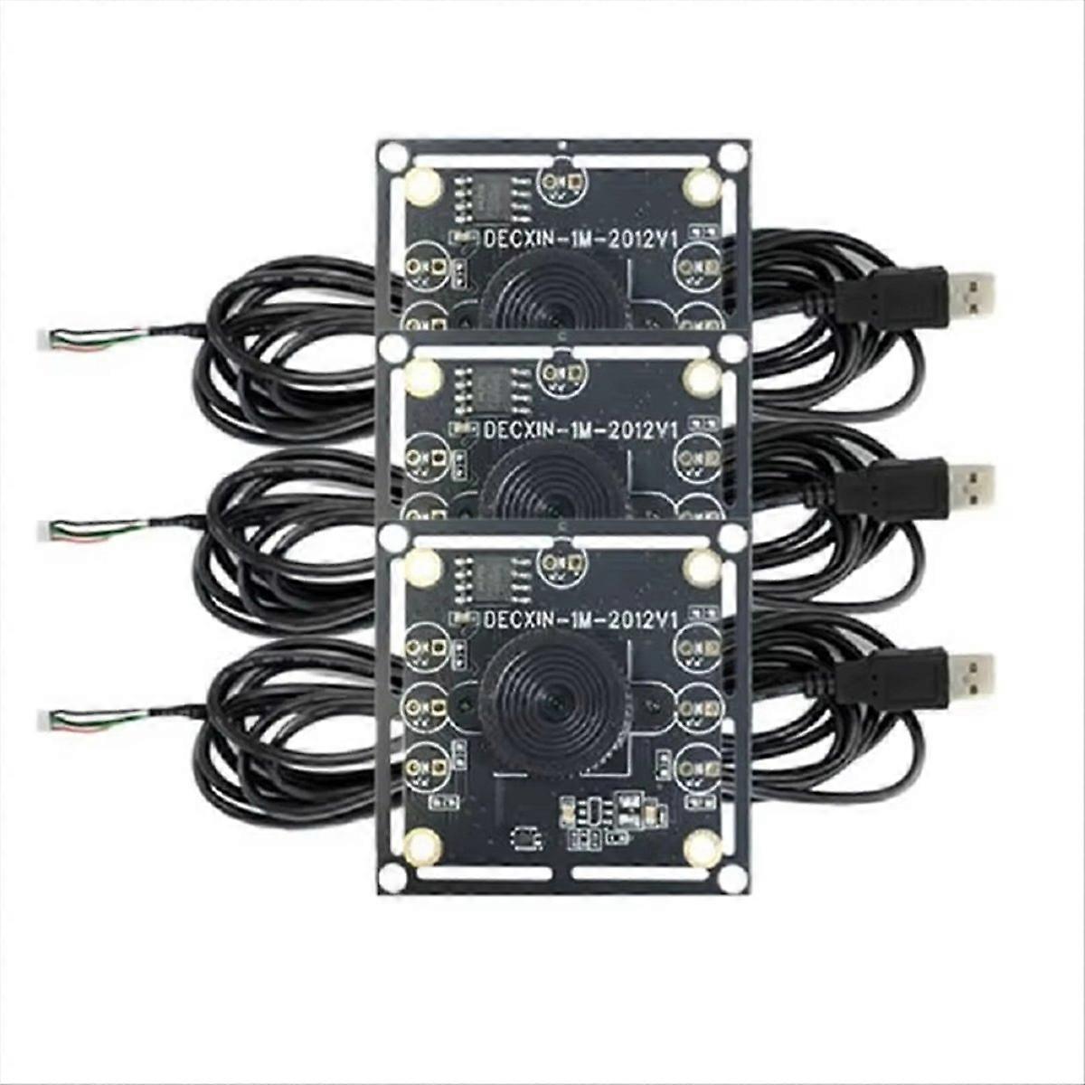  3PCS 100Degree Camera Module 1MP OV9732 1280x720 USB Free Driver