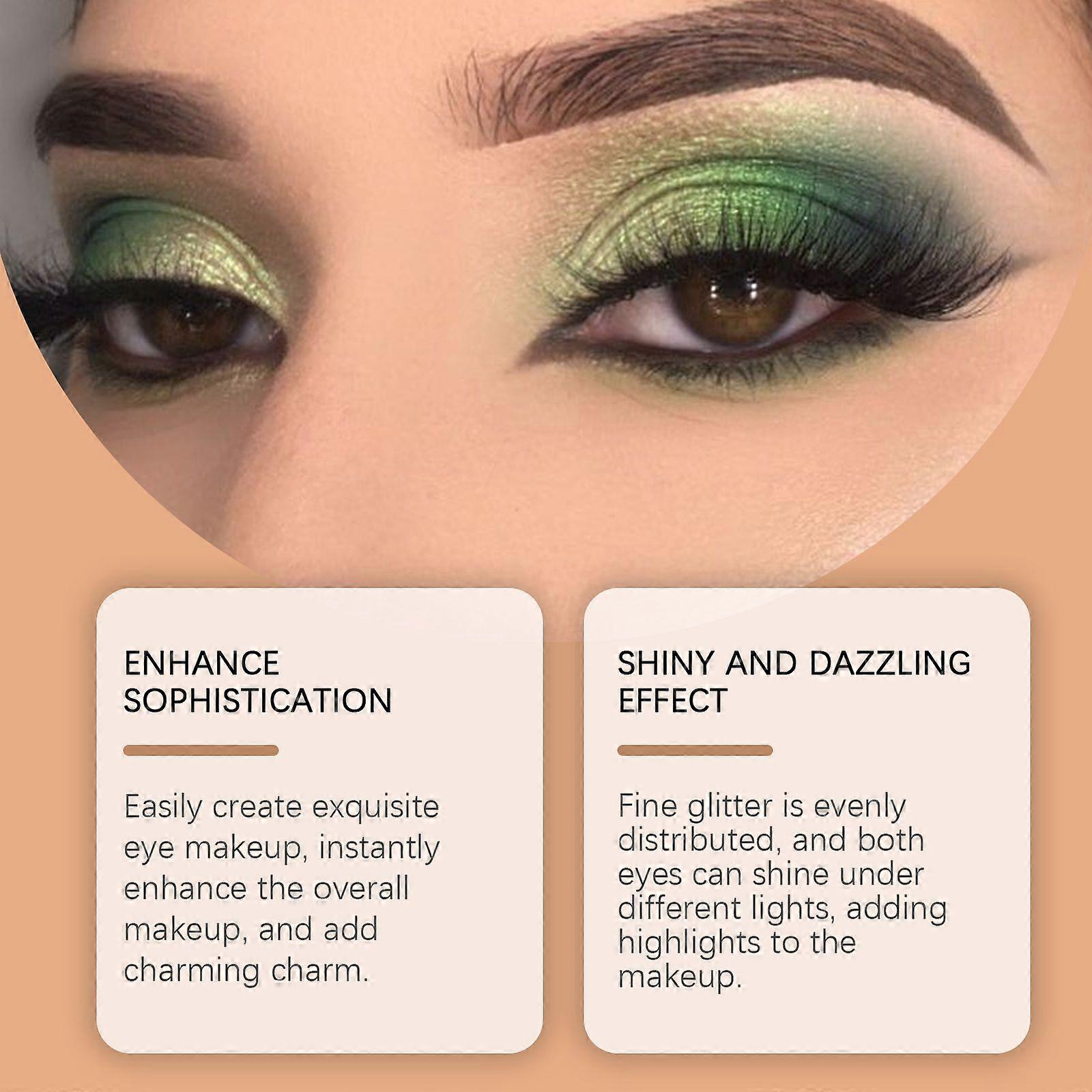 Eelhope Glitter Liquid Eye Shadow Glitter Liquid Makeup Eye Shining Eyeshadow