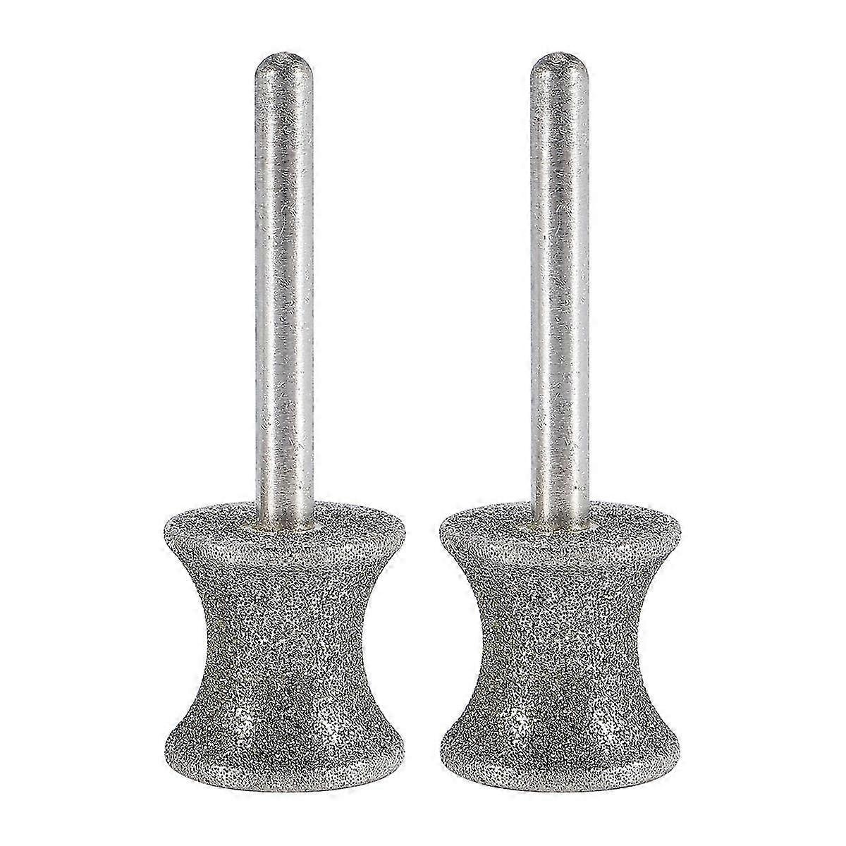 2 Pack Diamond Dog Nail Grinder Bits for Rotary Tool Fits for
