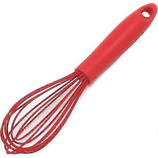 Premium Silicone Coated Whisk, 26.7 cm, Red.