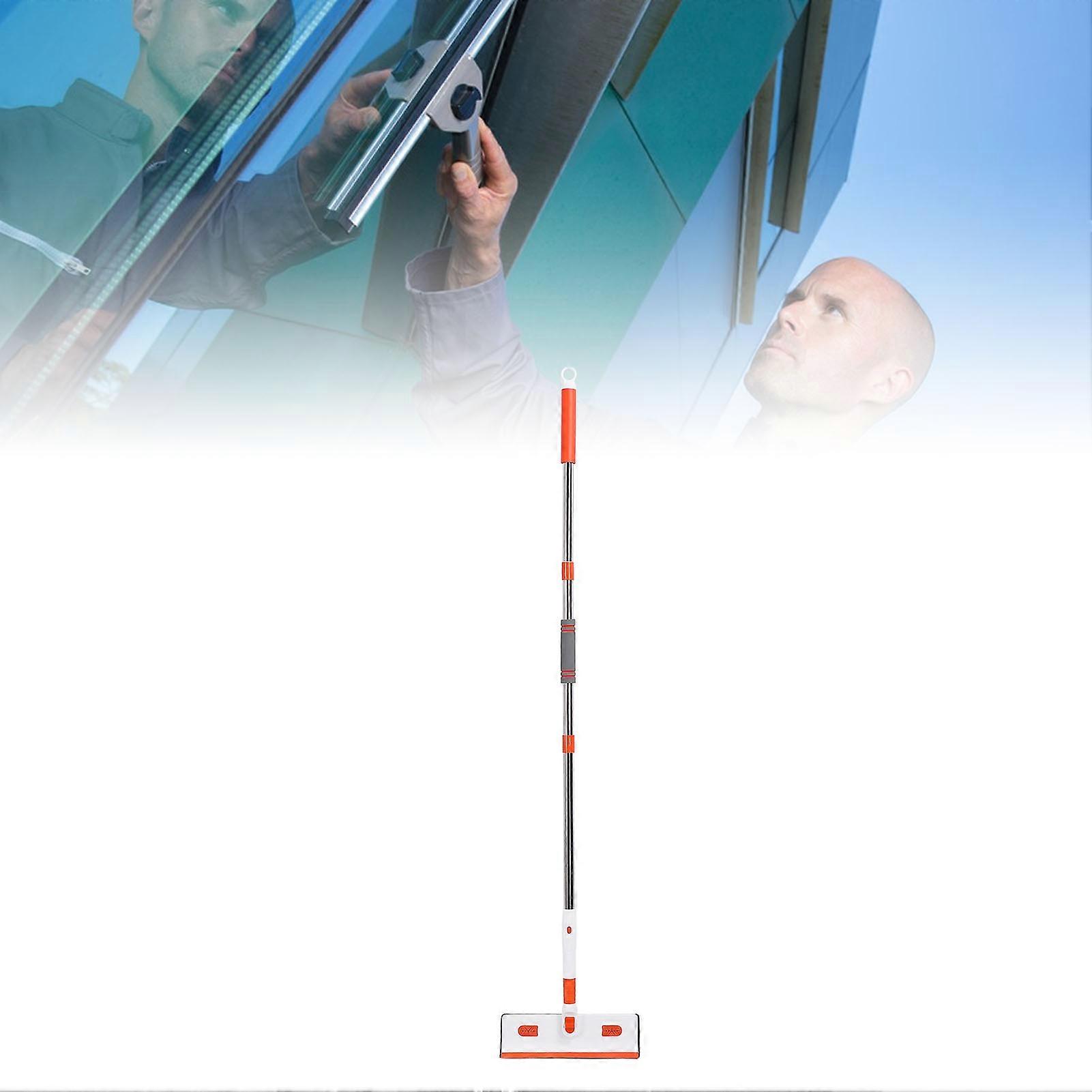 3 Section Window Cleaning Squeegee Kit With Extension Pole Rotatable Window Cleaning Tool for Car Windshield Mirror 