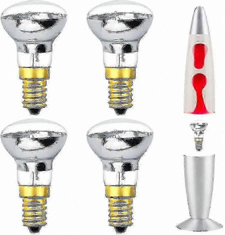 E14 R39 リフレクター電球 25W 暖房および照明用、4 パック