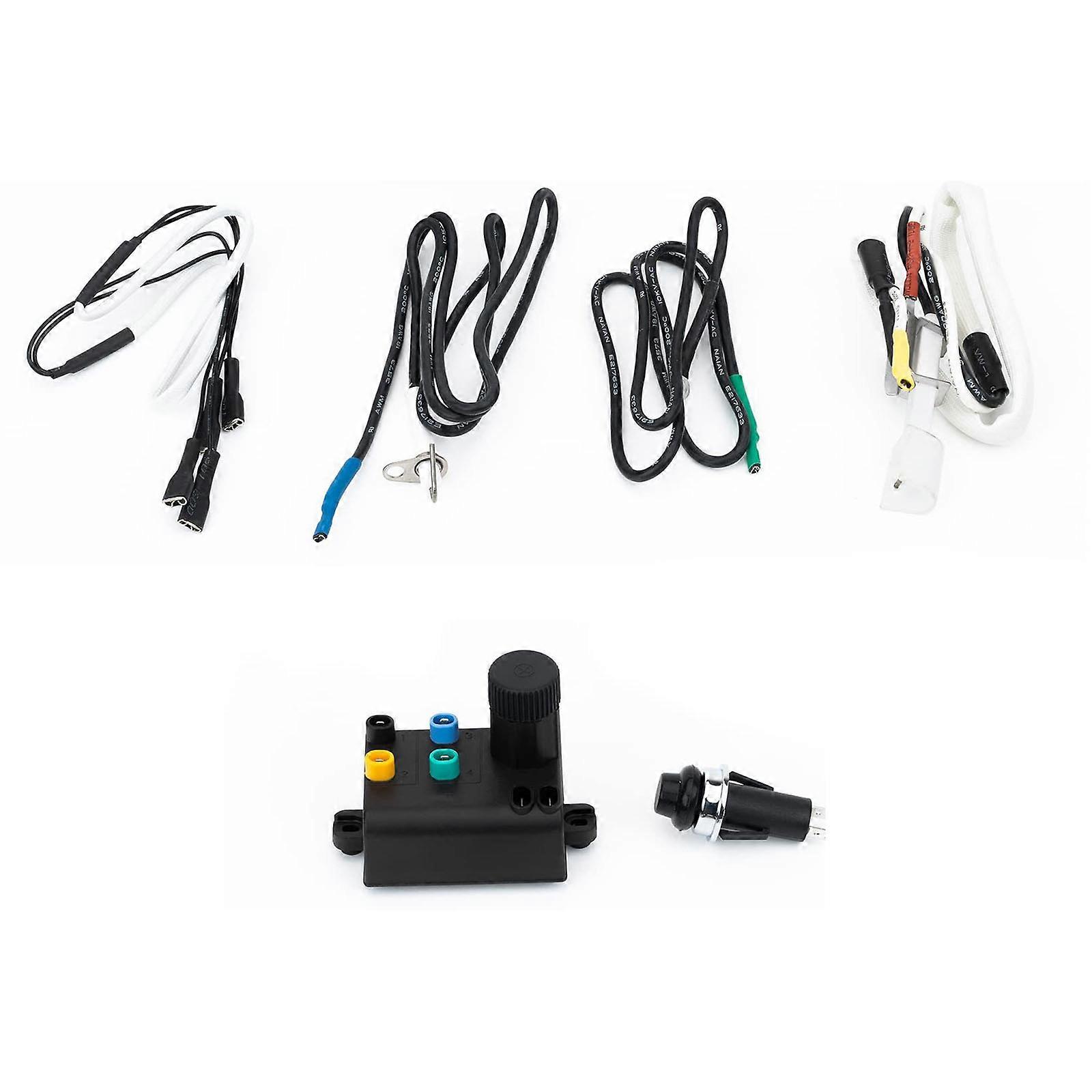 Igniter Replacement Set Electronic Igniter Set Metal Texture Electrode Ignition Set Easy Installation for 220/330 Models Multicolor