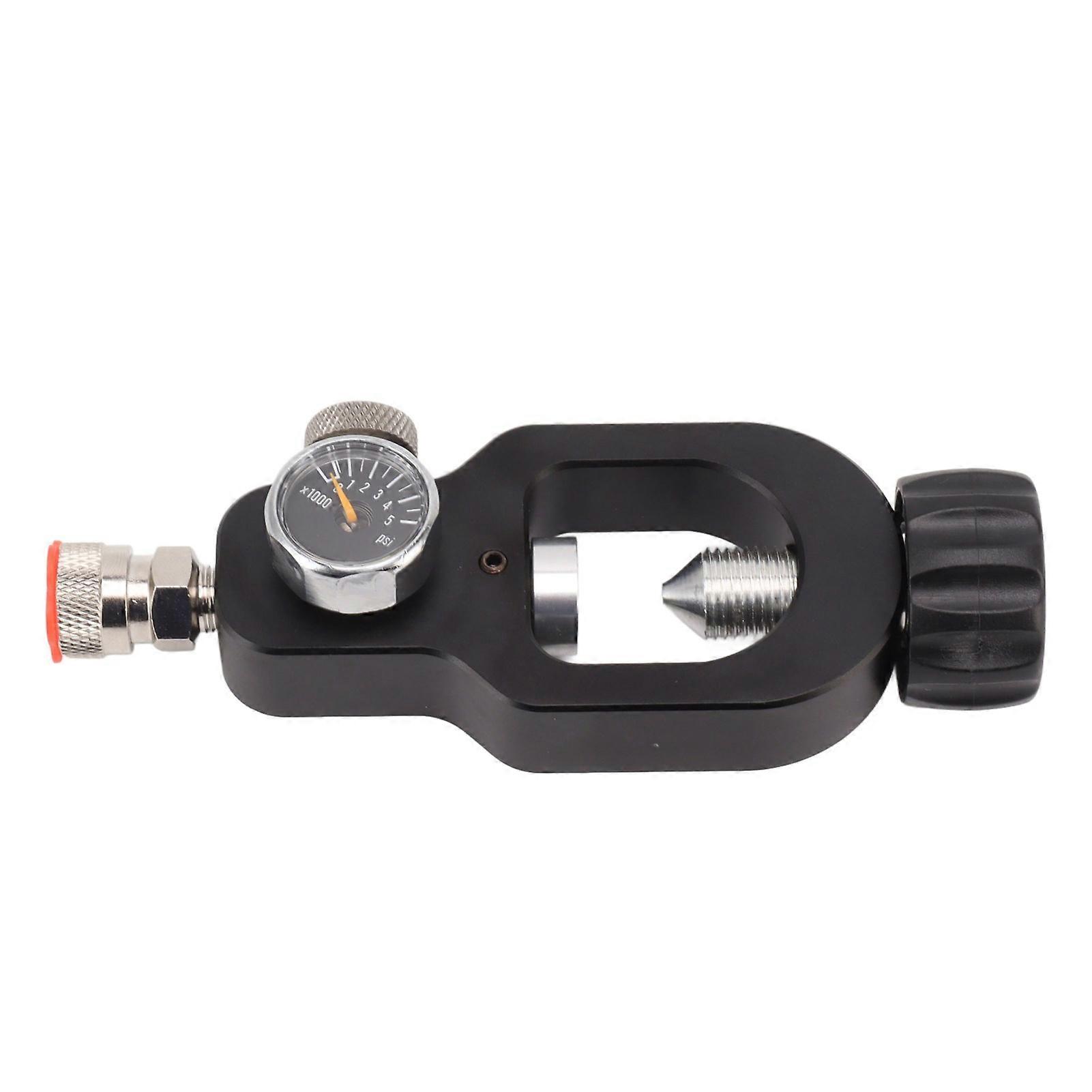 CO2 Cylinder Valve Tank Refill Adapter Good Sealing Leakage Proof Connector Converter Accessory