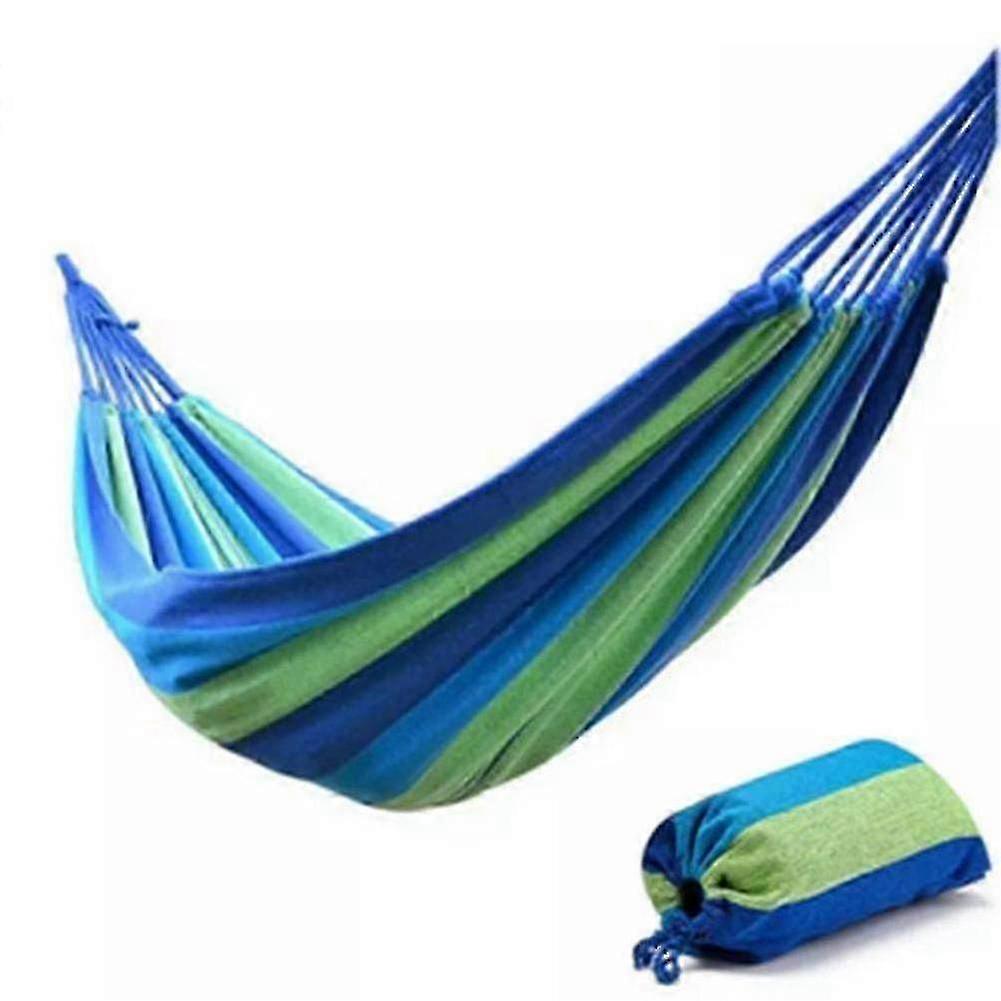 Cotton Hammock for 1 Person Ideal for Outdoor Leisure and Camping Suitable for Indoor Use Available in Multi-color Options