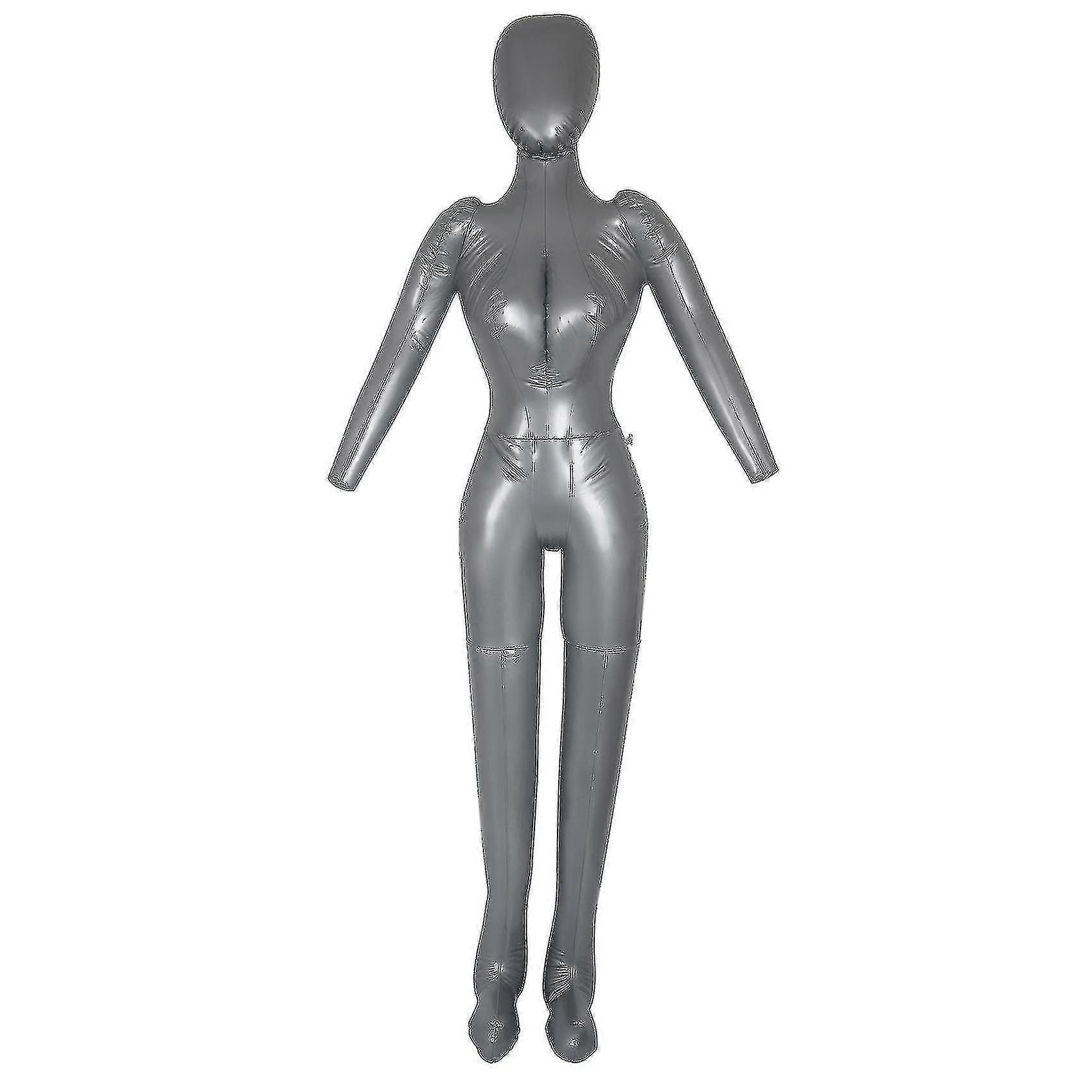 New Inflatable Full Body Female Model With Arm Ladies Mannequin Window Display Props