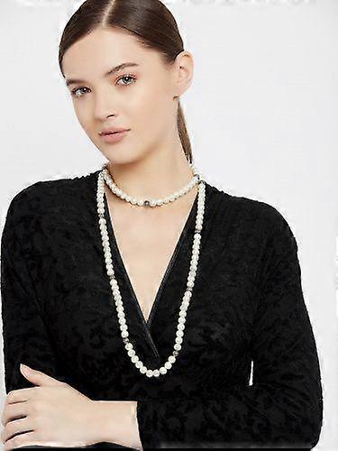 Estele Long Single String Three Styles White Pearl