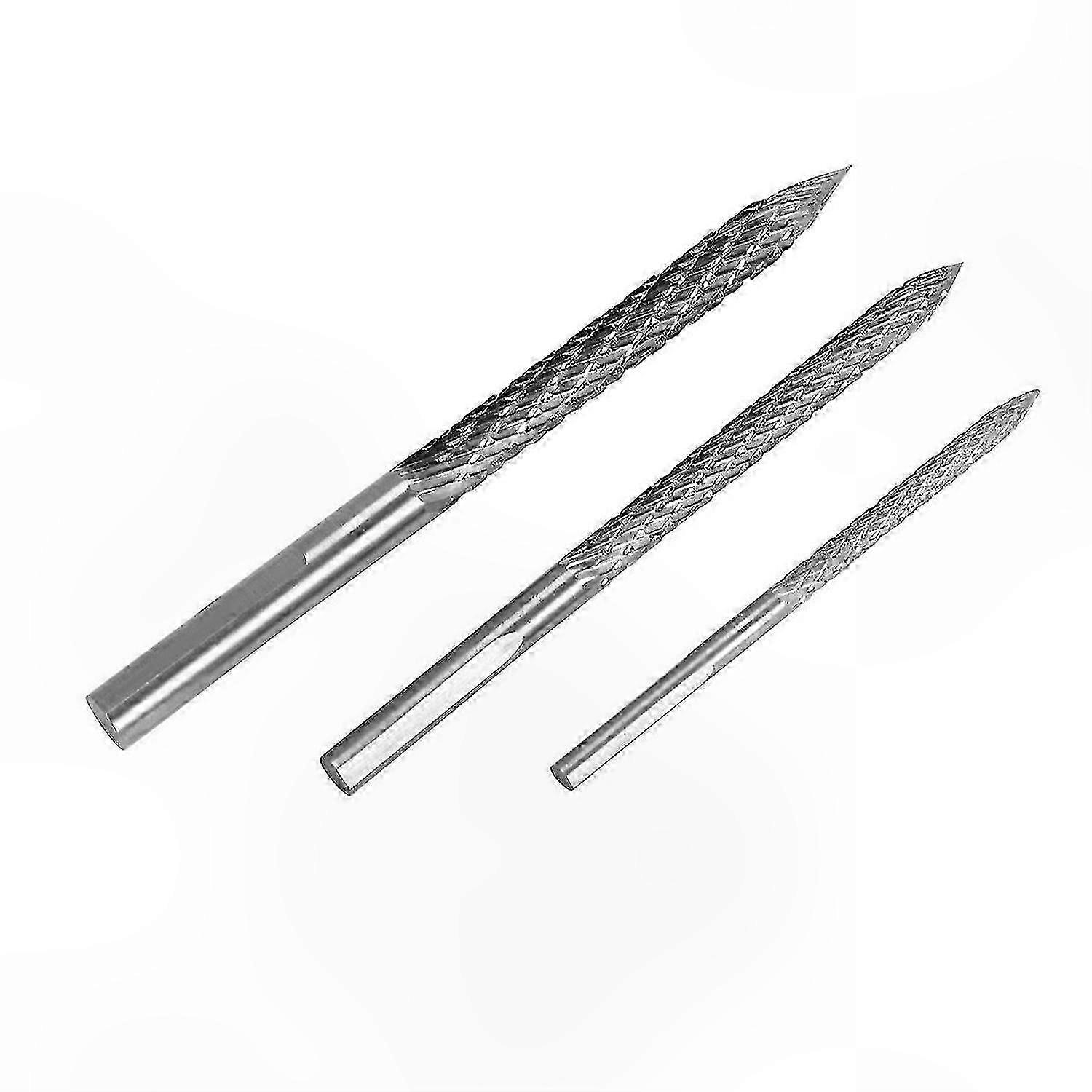 3 Pack Tire Repair Kit: Carbide Burr Drill Bits, Multi-Size Plug Cutters & Wire Cutter for Tire Patches