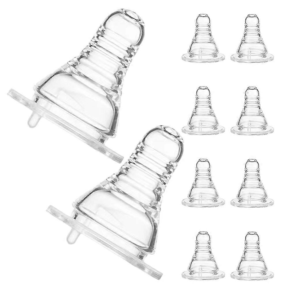 Party Use Beer Bottle Nipple Caps for Drinking Game 10Pcs Transparent