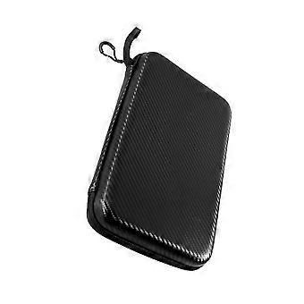 Table Tennis Racket Case Pingpong Bat Carry Bag Cover Hold 2 Paddles Table Tennis Balls Carrying Case for Indoor Outdoor  silver