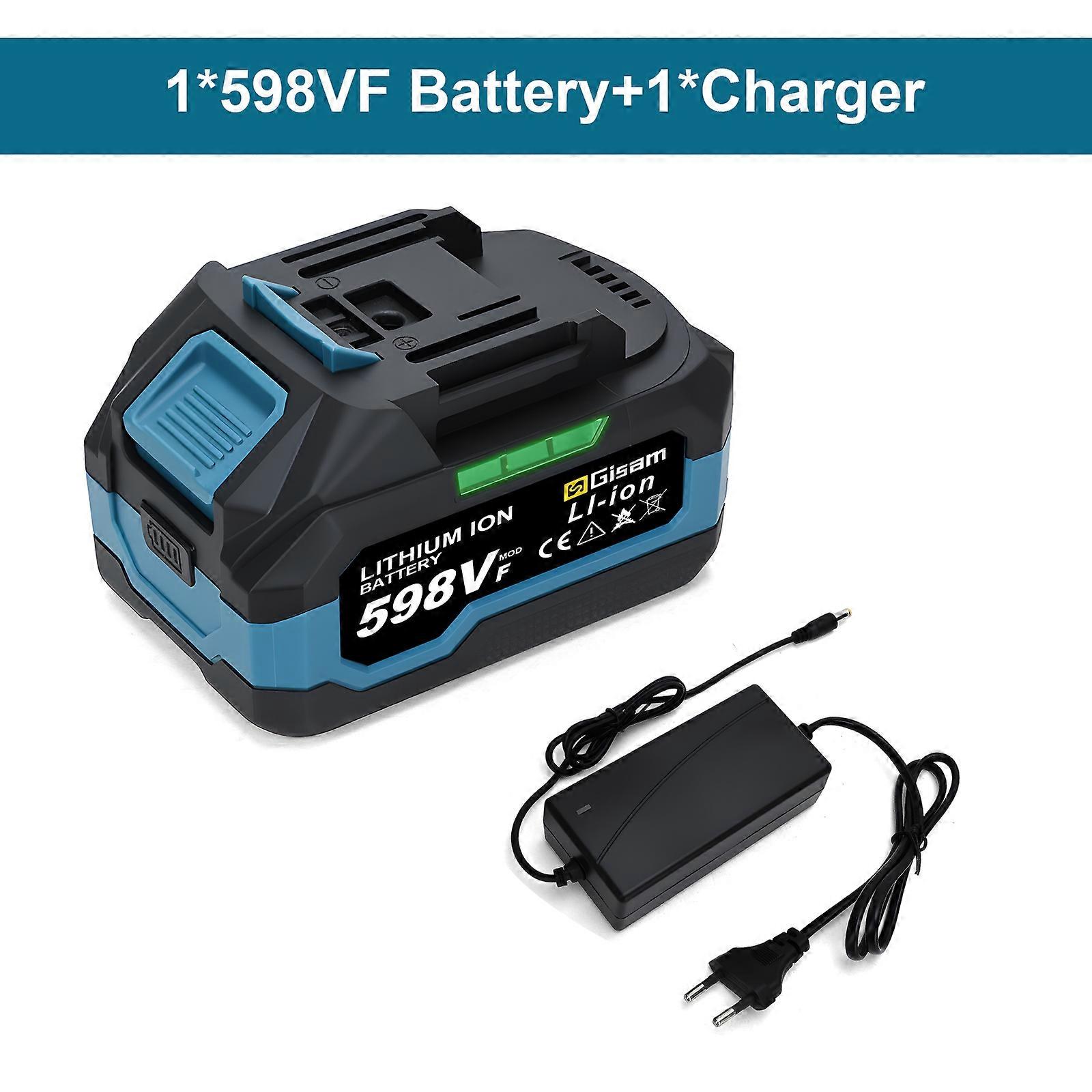 Gisam Rechargeable Battery 4.0AH 6.0AH Power Tool Lithium battery Led indicator batteries Pack For Makita 18v Battery Pins