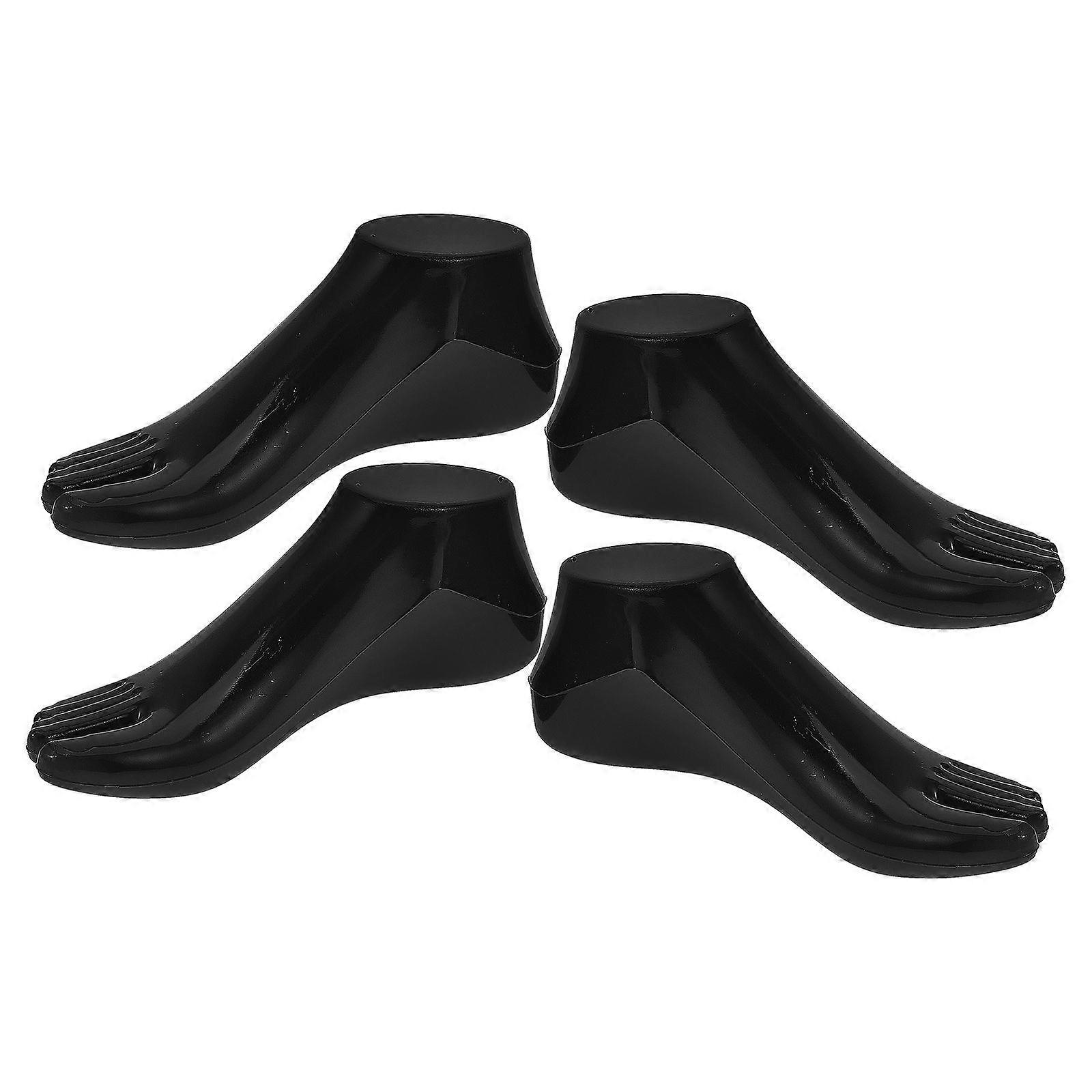 2 Pairs Foot Models Adult Shoe Display Inserts Sock Display Holder Retail Shop Display Supply