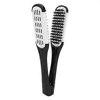 Professional V Shaped Clamp Styling Peigne Lissage des cheveux Peigne Coiffure Outil de coiffure