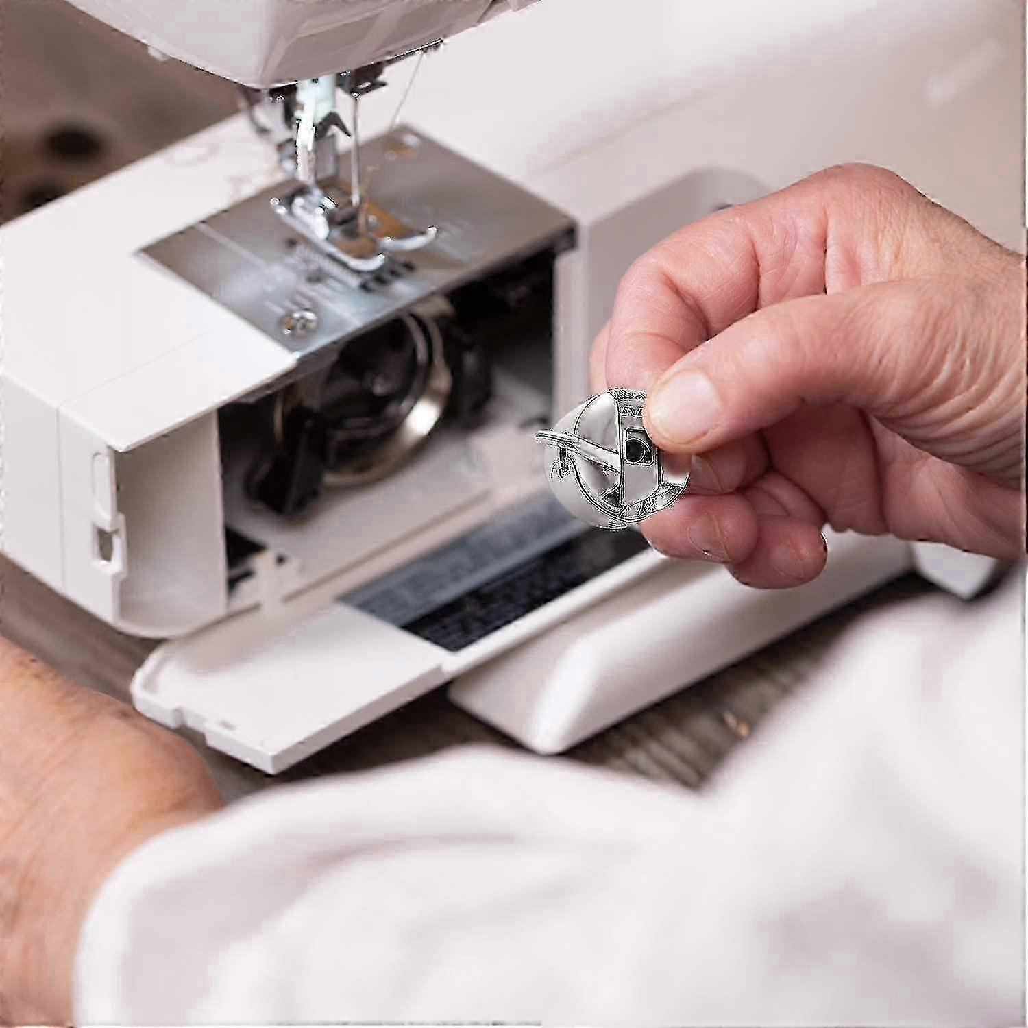 f 4 pieces bobbin case sewing machine stainless steel bobbin case for front loading of 15 class machines