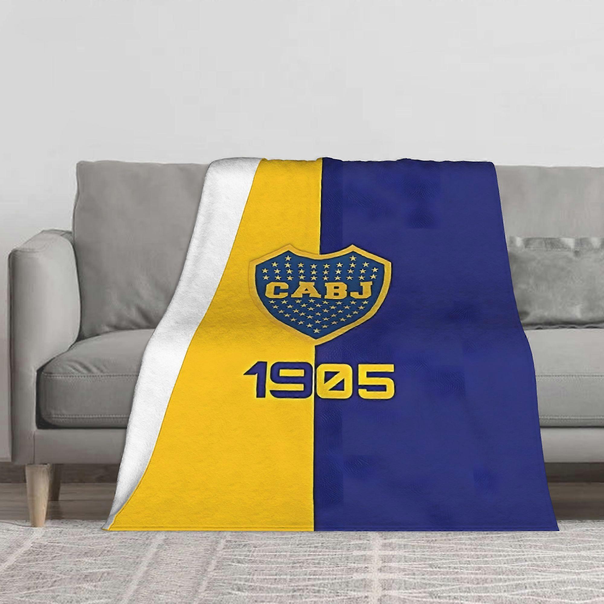 BOCA Pattern Flannel Blanket, Ultra-Soft Double-Sided Plush Throw, Morandi Color Sofa Cover, Premium Feel, Soft And Ligh-AZXCM341