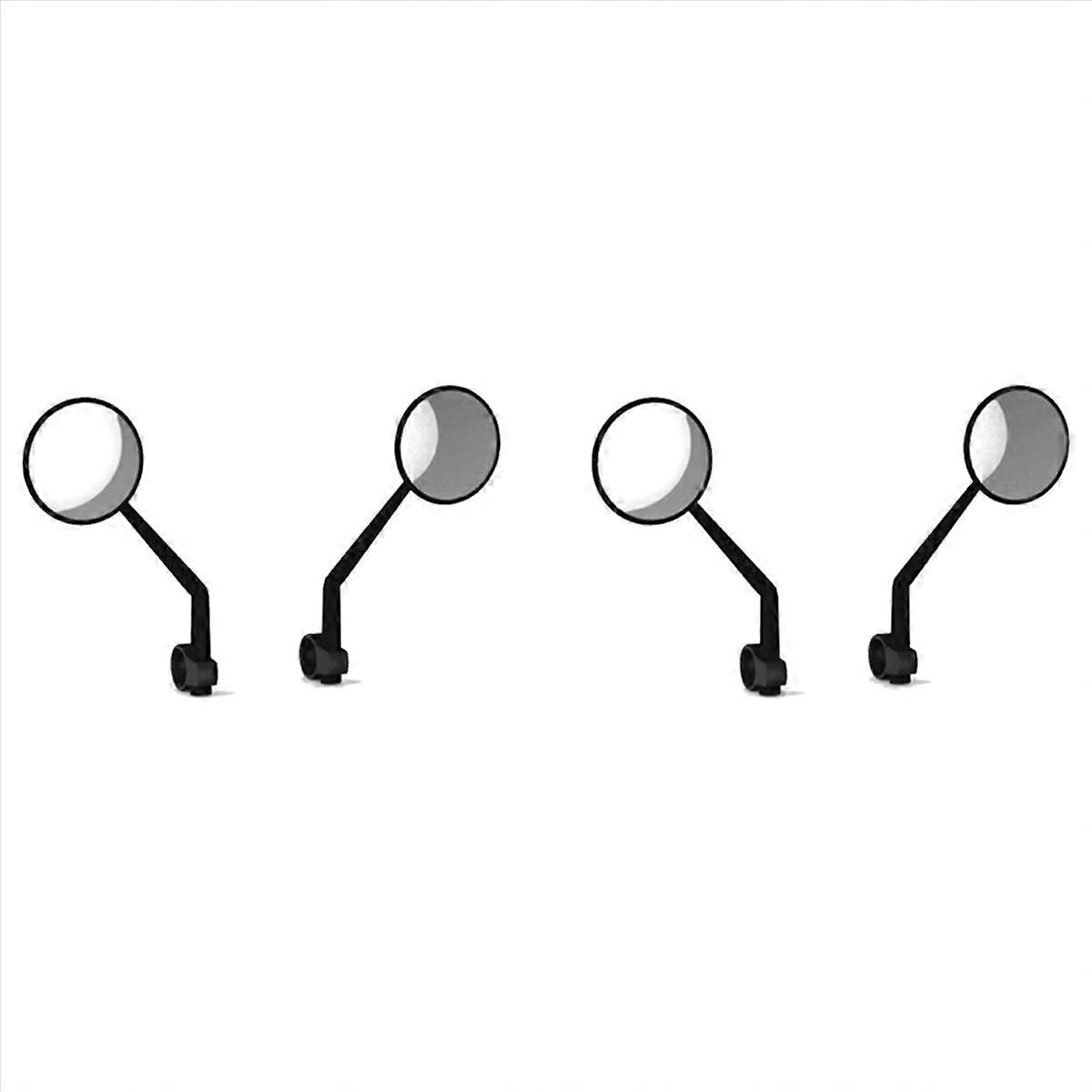 4Pcs Rearview Mirror Scooter Rear View Bicycle Mirror Compatible for 1S / M365 / Pro ES1 2 3 Scooter