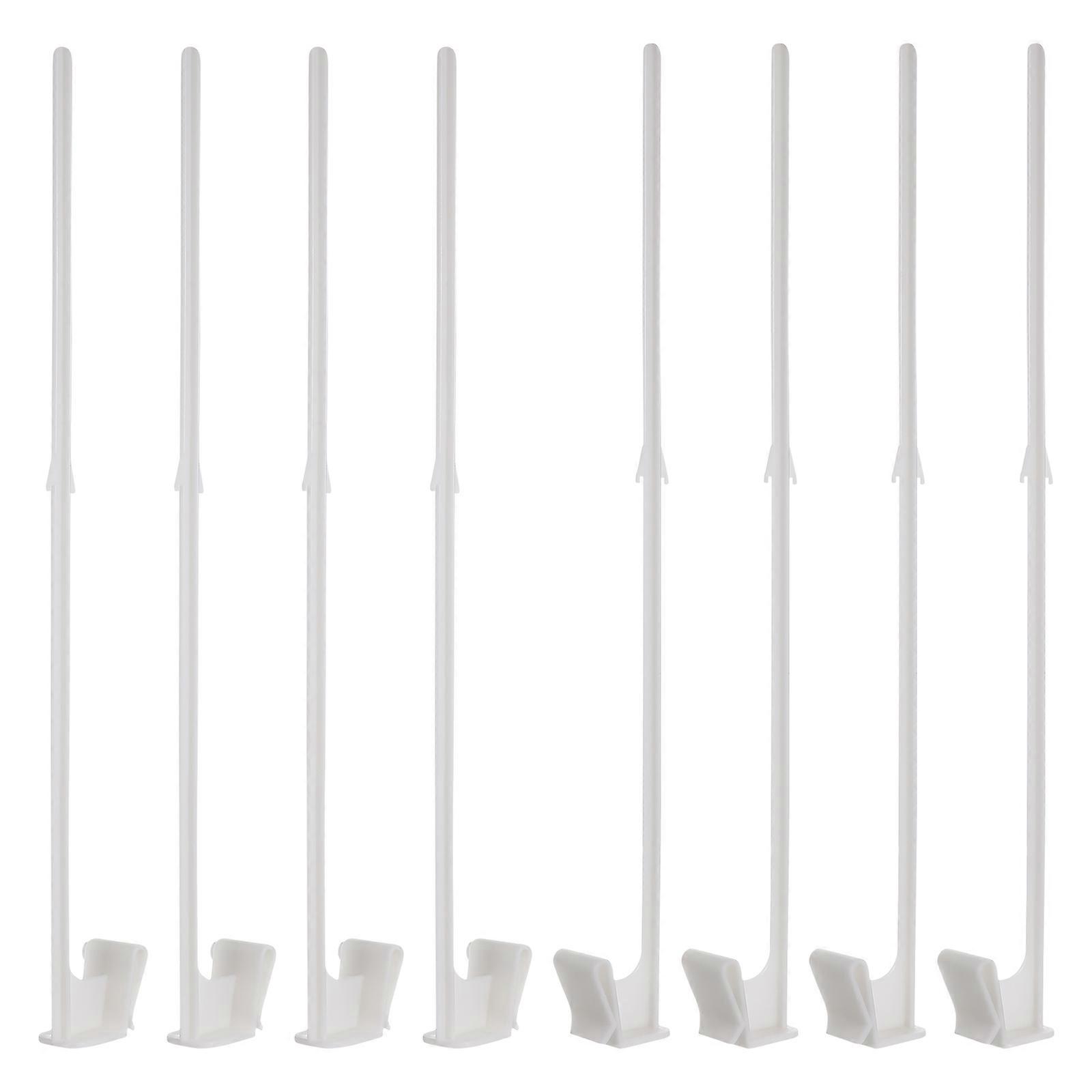Car Window Flagpoles Plastic Flag Holders for Vehicle Window Flag Racks 12Pcs