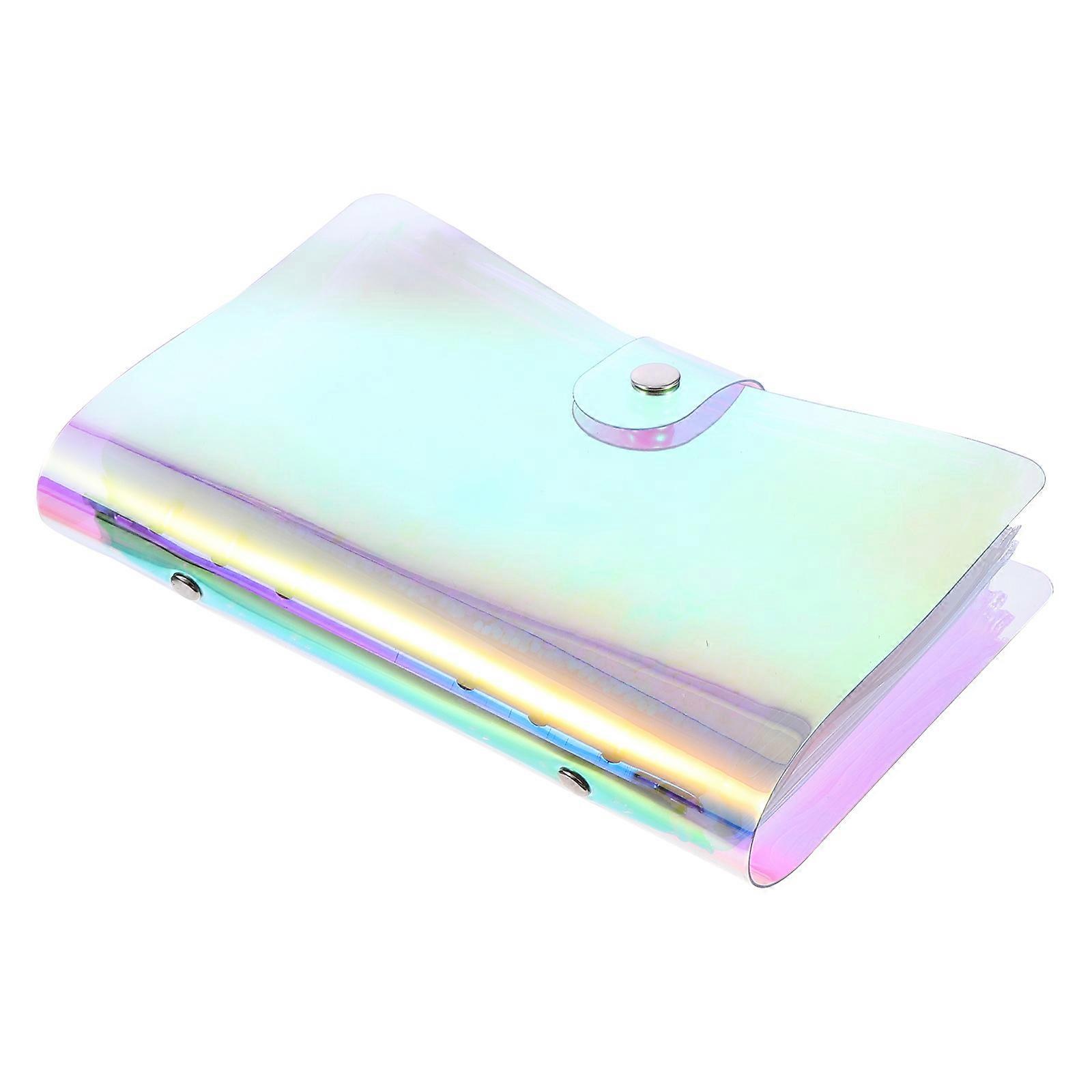 PVC Notepad Planner for Storage Use with 12Pcs Binder Pouches 6 Ring Binder