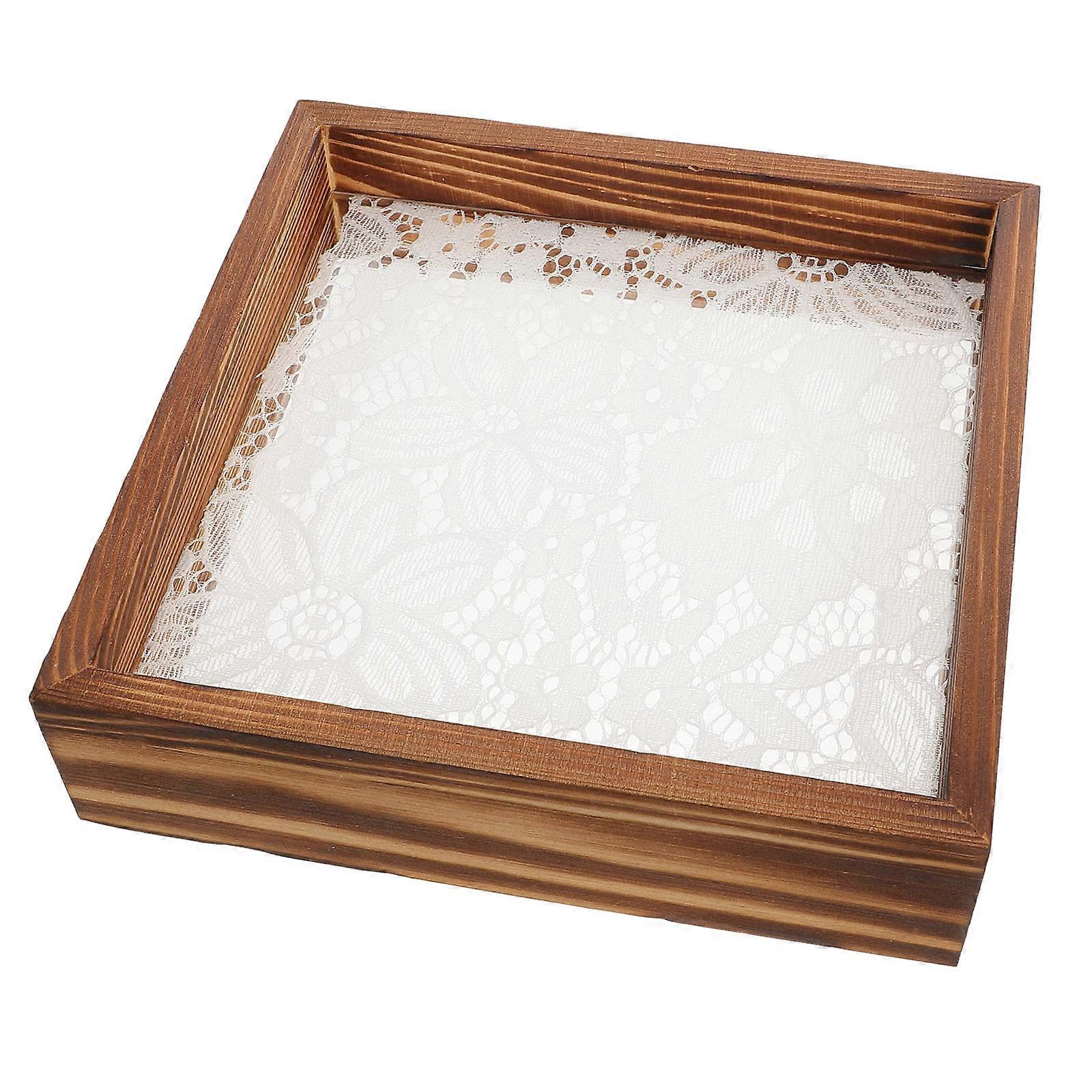 Multi Color Square Photo Props Nail Art Display Holder Fabric Material For Personal Use 6.9×6.9×1.8in Showcasing Designs 1Pack