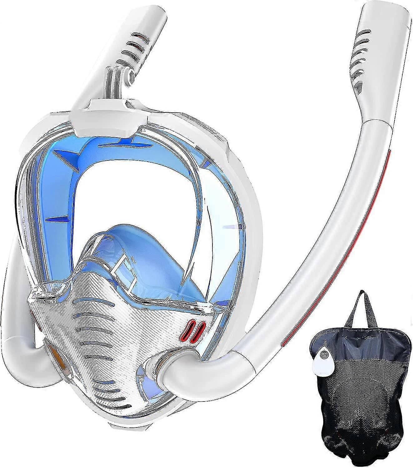 Schnorchelausrüstung für Anfänger mit Doppelrohr-Design
