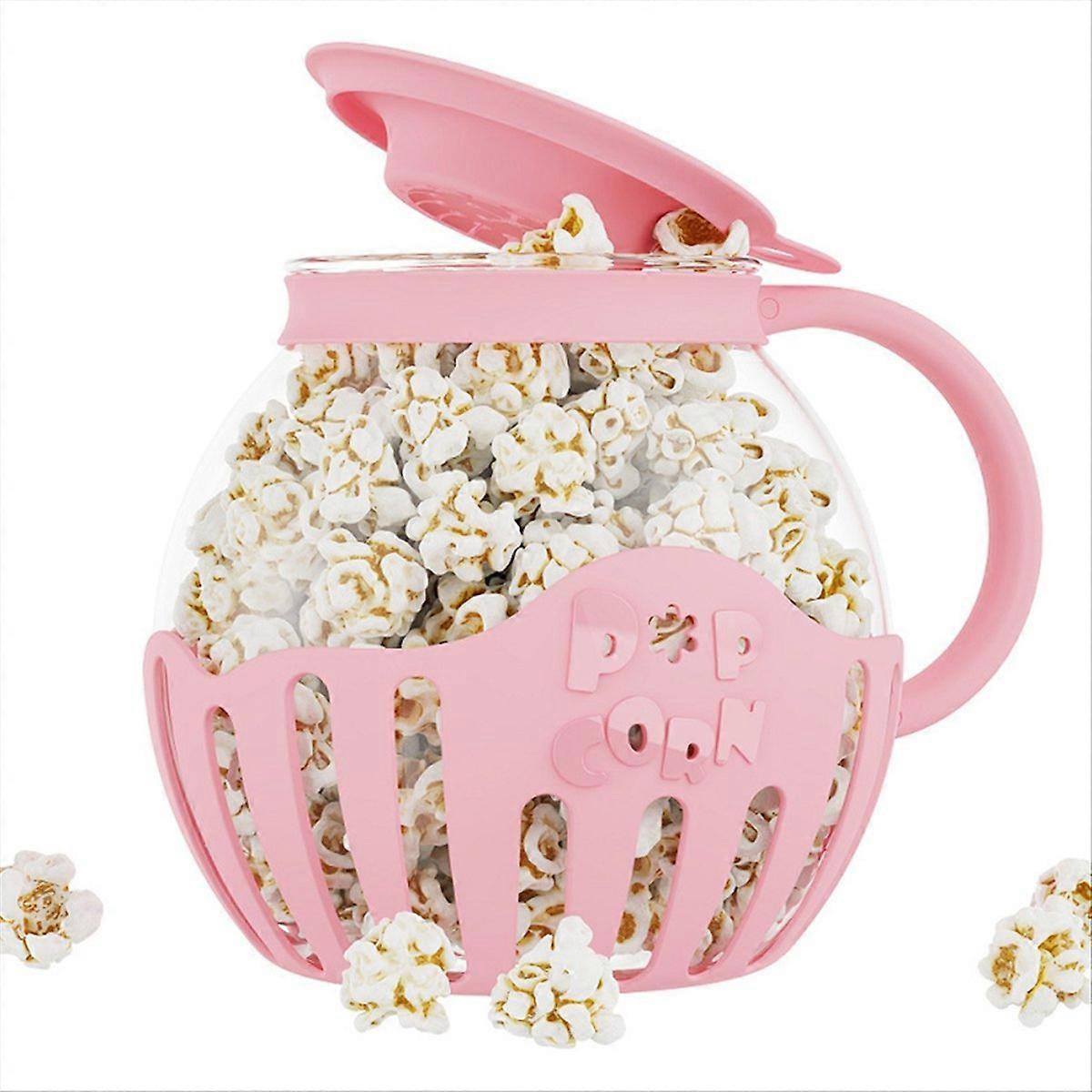 Popcorn Maker Microwave Snack Popcorn Air Poppers,Pink