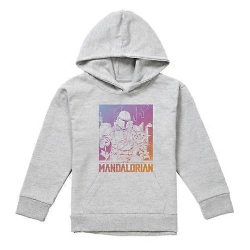 Star Wars Mandalorian Childrens/Kids Gradient Heather Hoodie