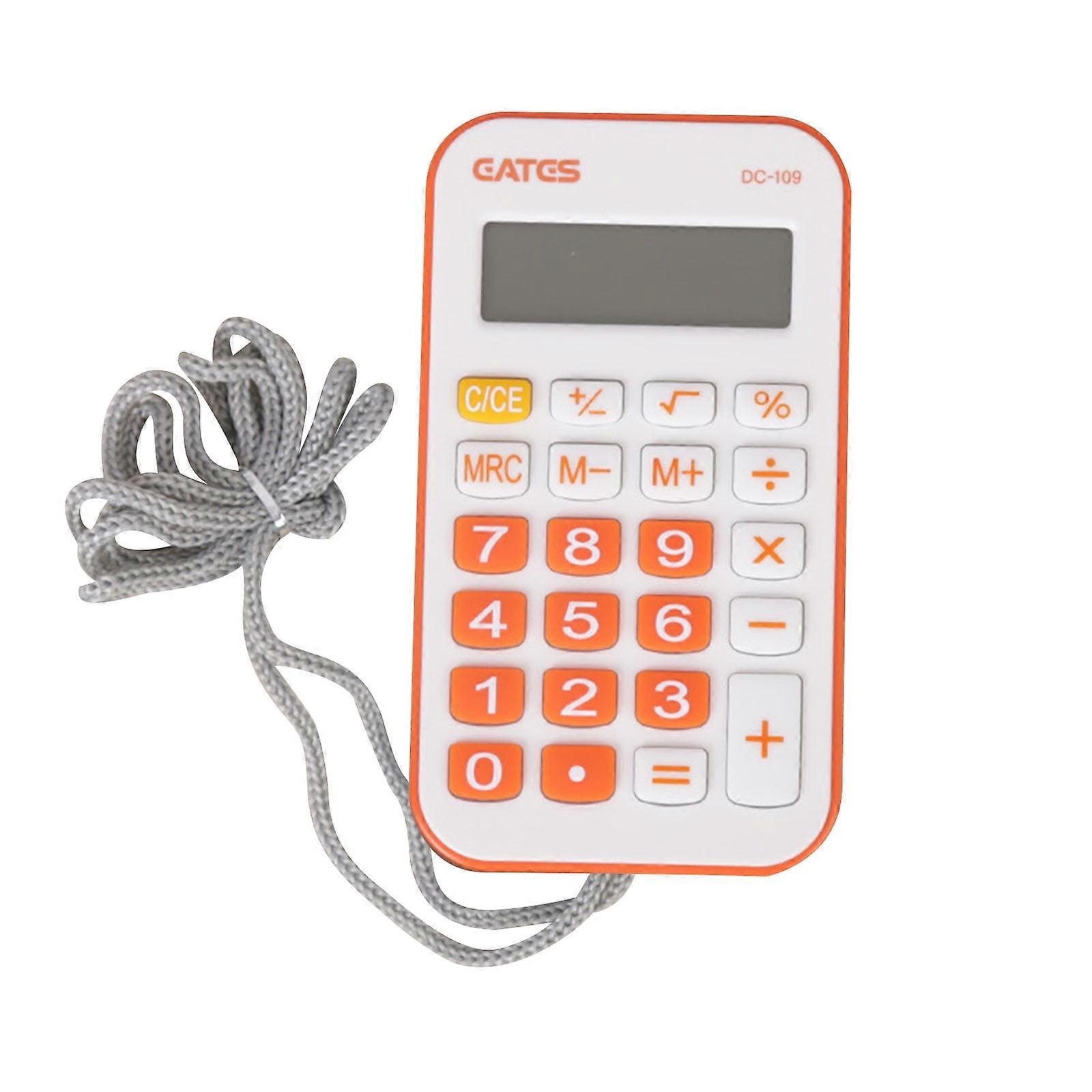 Cailmei Computer Elementary School Children'S Stationery Mini Office Color Calculator Cute 8-Digit Calculator A 6*11Cm