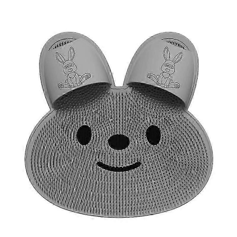 Multi-functional Rabbit Silicone Massage Mat For Feet With Non-slip Suction Cups