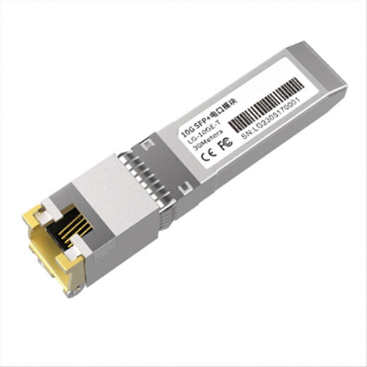 10G SFP+-Modul, 10GbE Kupfer-SFP-Module, optischer Port, um auf RJ45 umzustellen