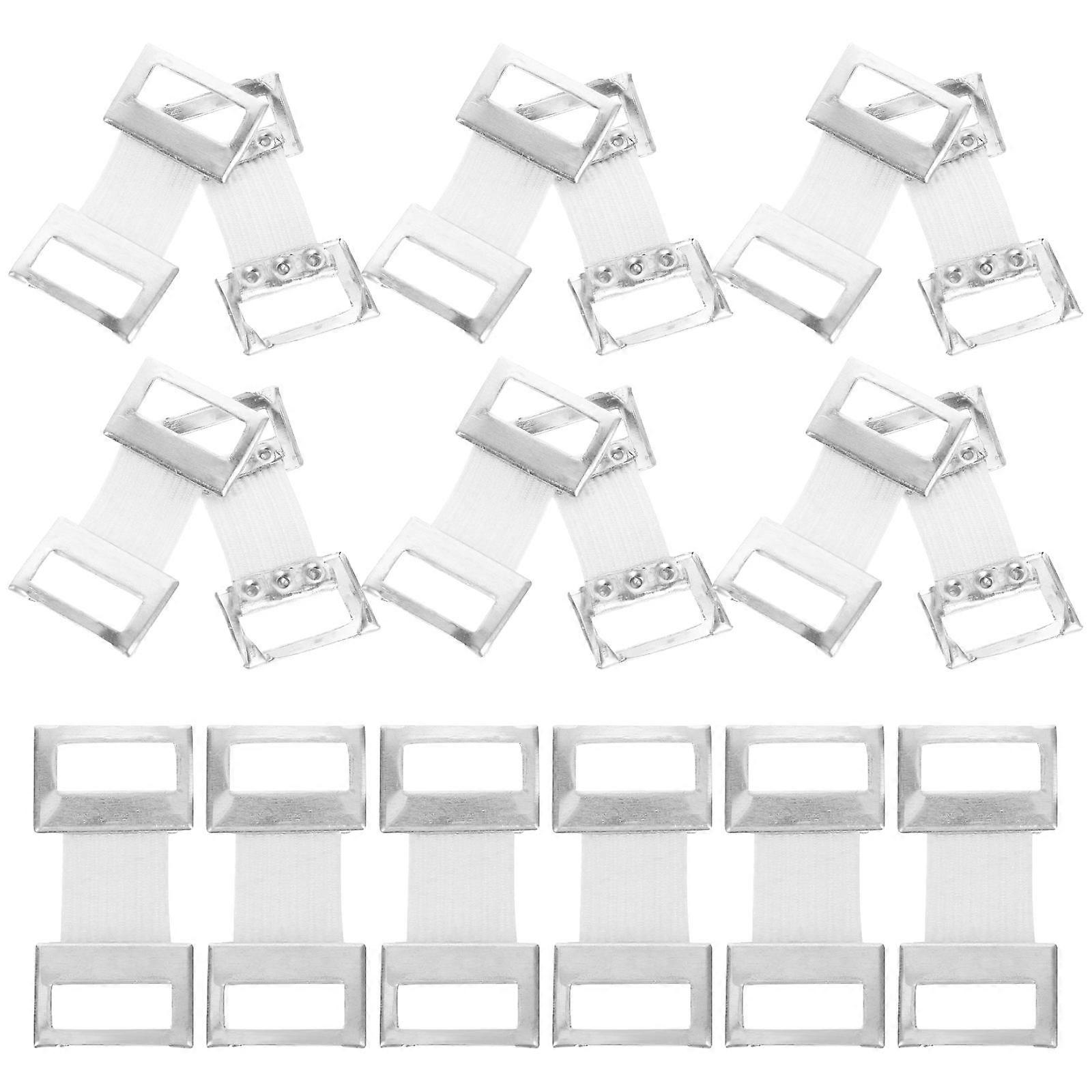 50Pcs Clips Elastic Wrap Clips For Use With Silver Color And Easy To Adjust Function