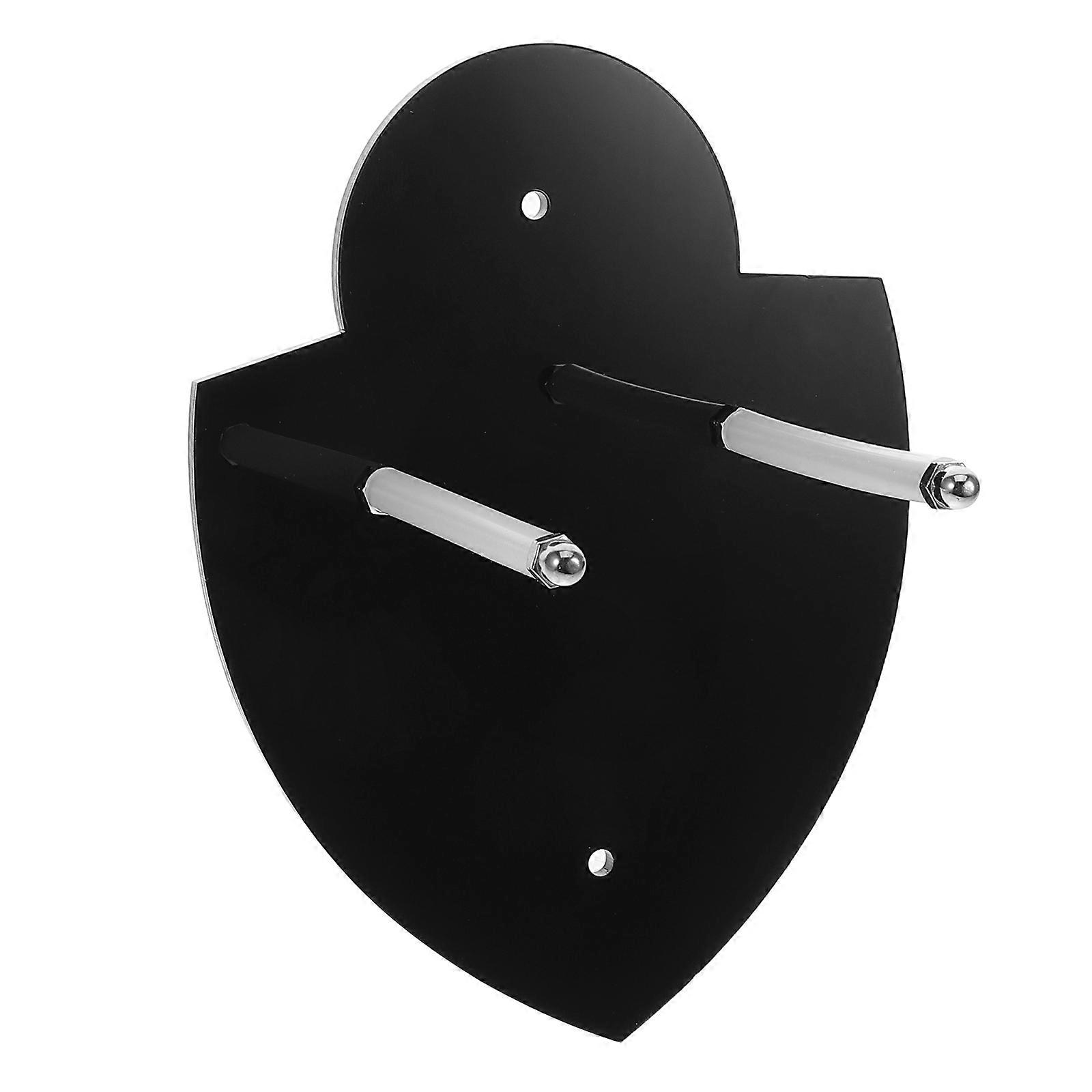 Martial Arts Sword Stand Wall Mounted for Display Black Acrylic