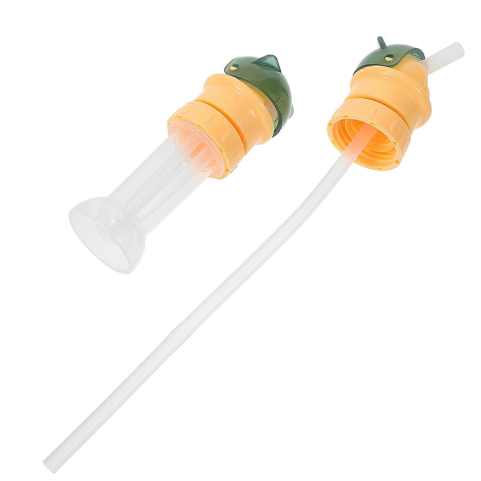 Green Water Bottle Cap for Spill Proof Use with 2Pcs Durable Material