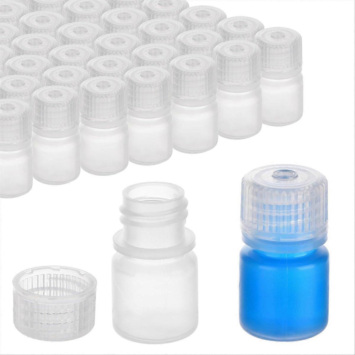 50Pcs 8Ml Plastic Bottle, Small Empty Bottles, Sample Bottle
