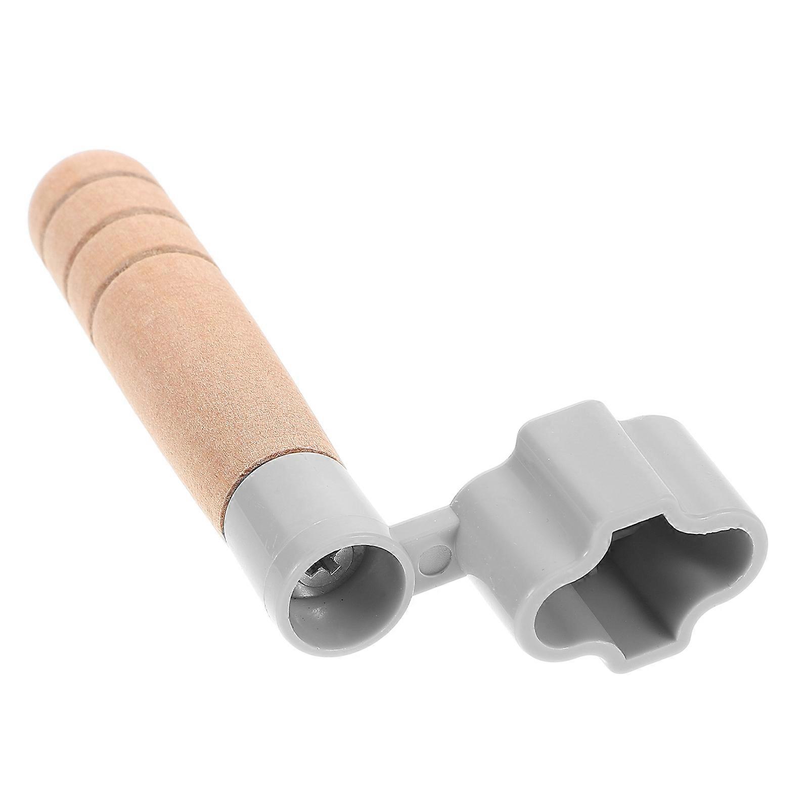Guitar String Winder with Comfortable Wood Handle for Quick Electric Guitar String Changes and Maintenance