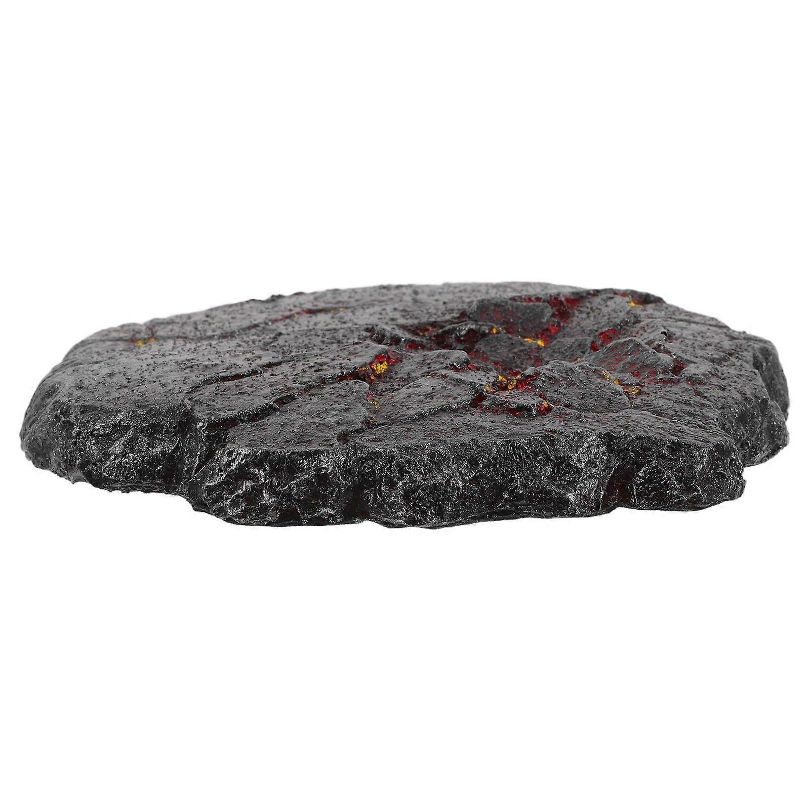 Realistic Lava Effect Model Base for Anime Action Figure Stand