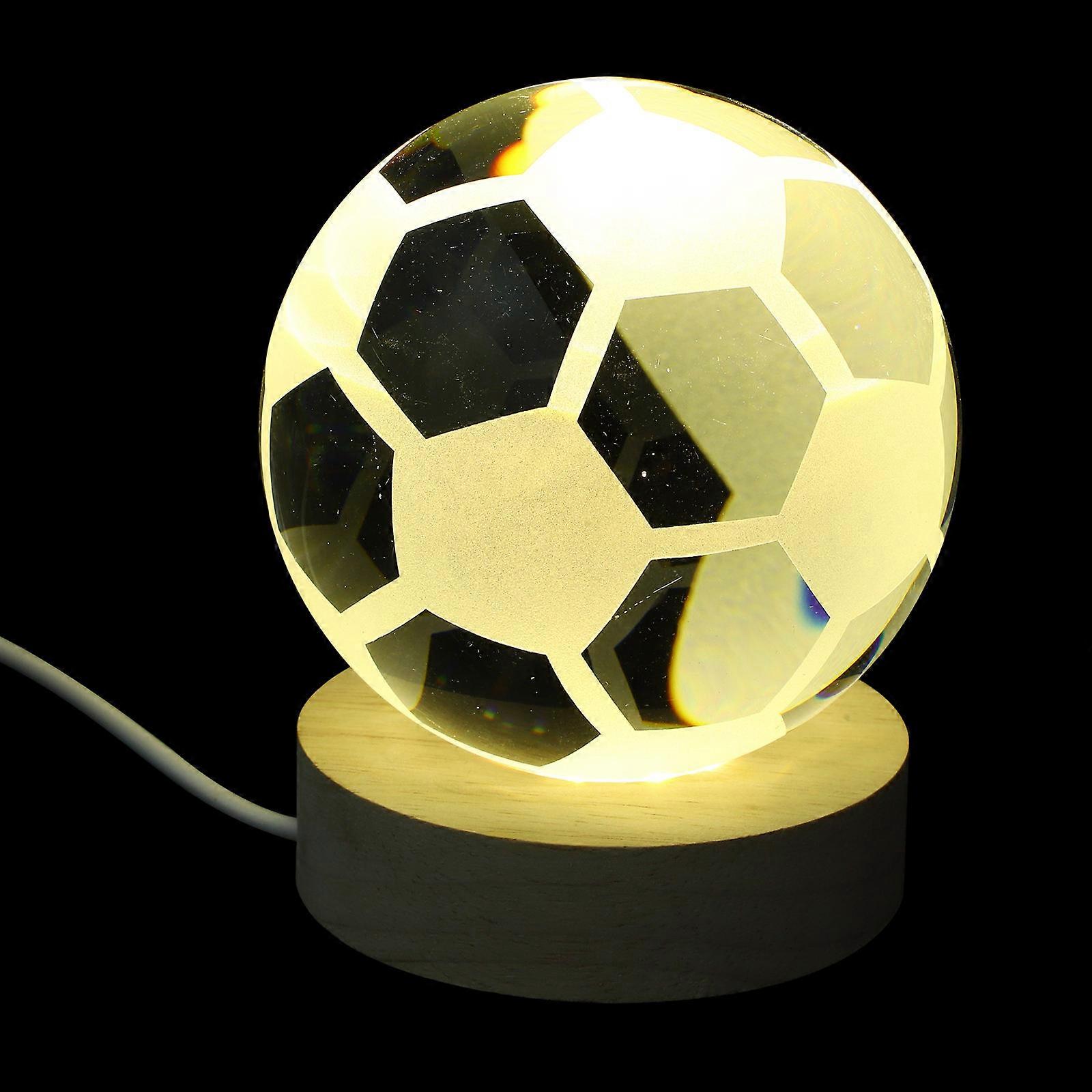Soccer Ball Lamp Night Light with USB Power and Remote Control