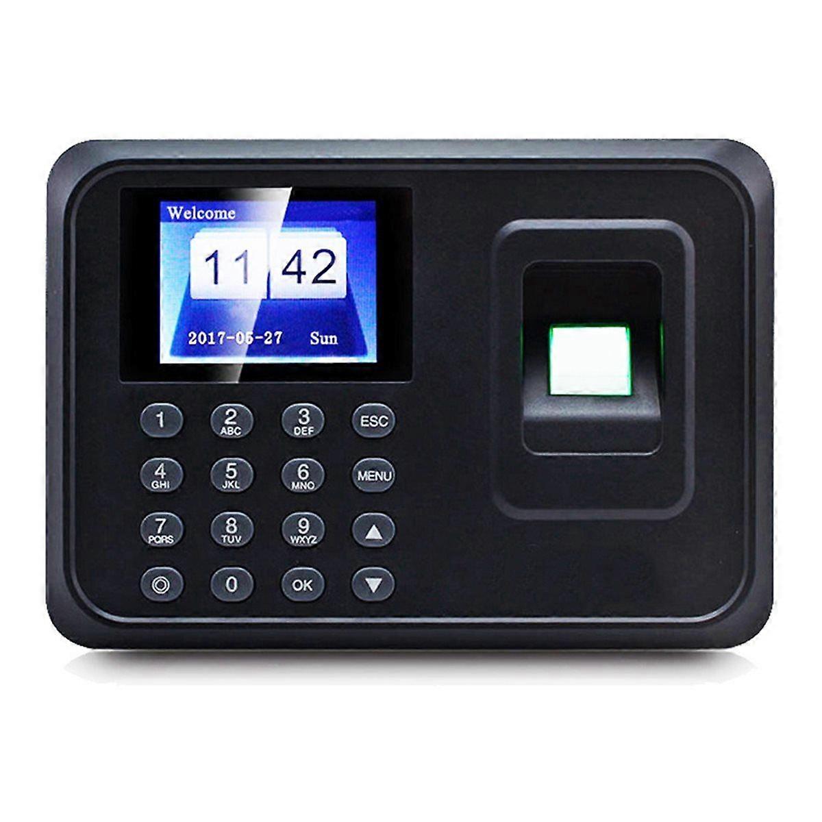 Biometric Fingerprint Time Attendance System Clock Recorder Employee Recognition Recording Device M
