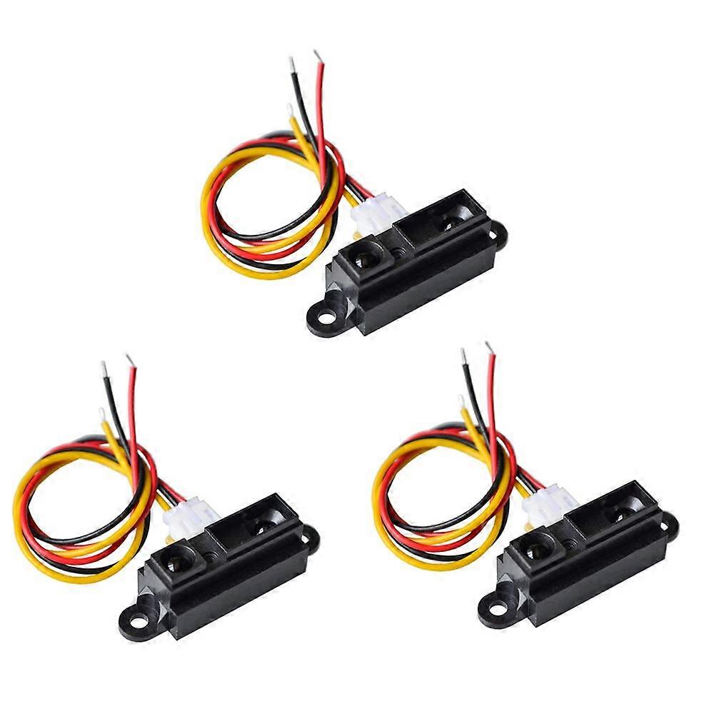 3Pcs Infrared Distance Sensor GP2Y0A41SK0F 430cm Proximity Module with Cable for Precise Measurement