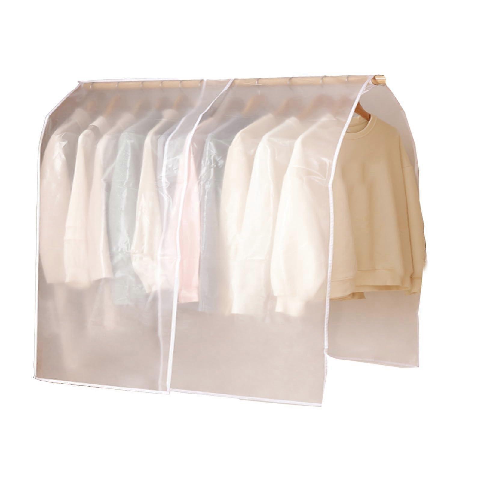 Garment Rack Cover Dustproof Waterproof with Clear View Large Capacity for Closet Clothes Storage 130x95cm
